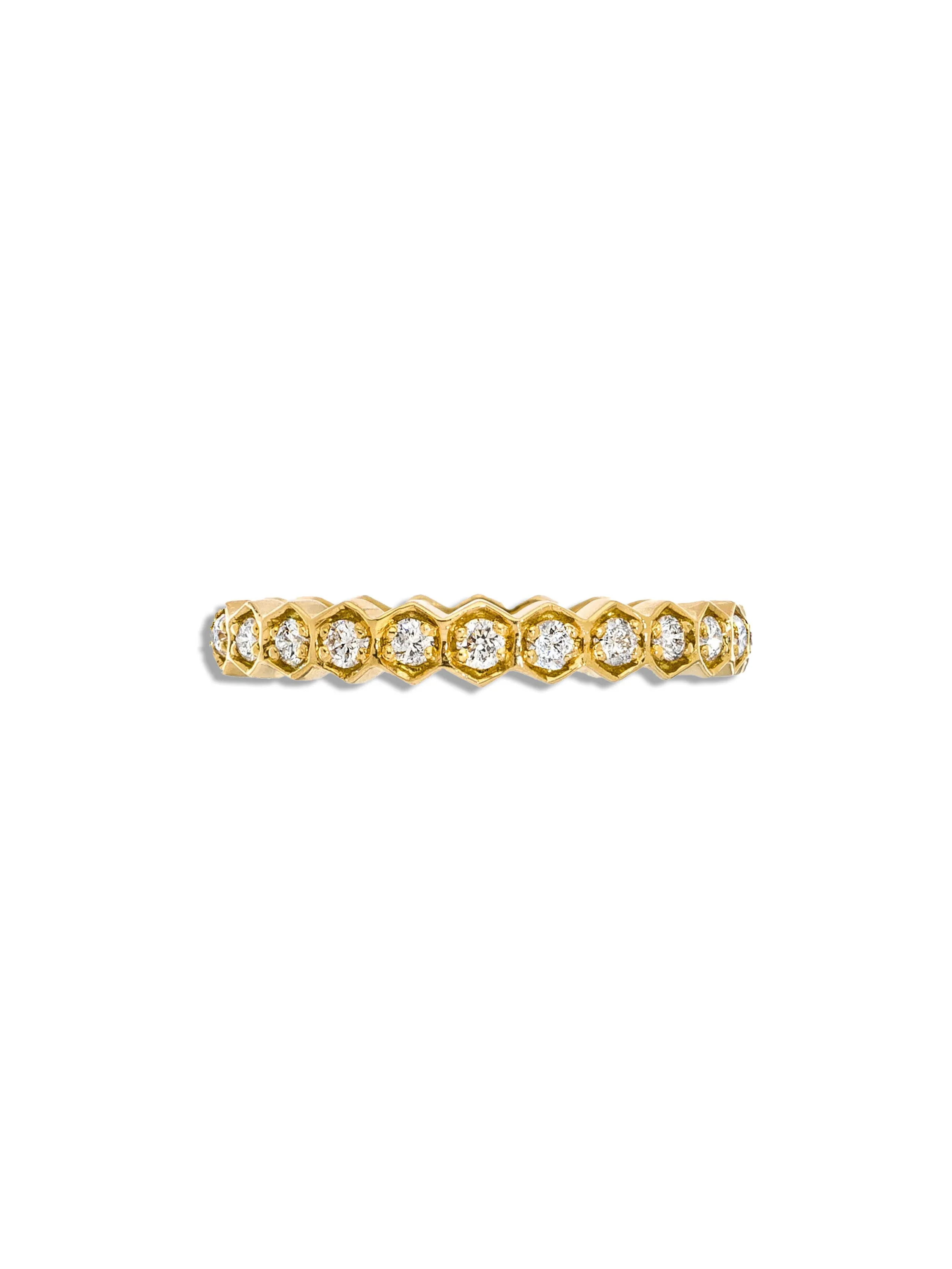 Regency Diamond Yellow Gold Band sold by YLANG23