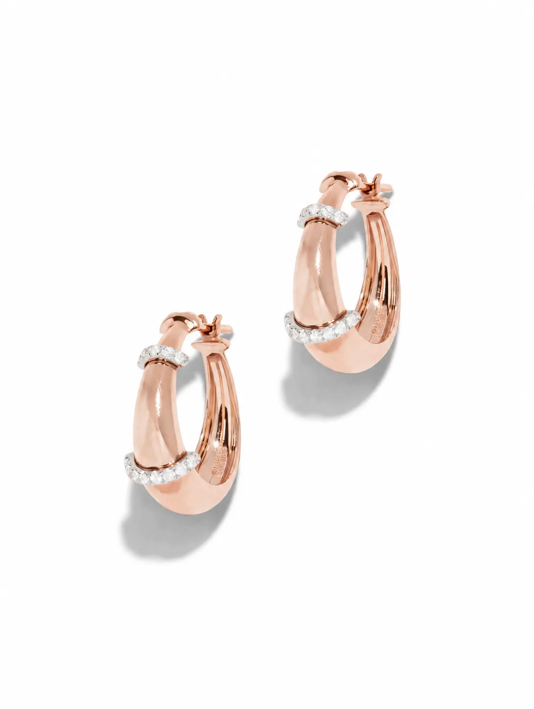 Buoy Size 3 Rose Gold Hoop Earrings sold by YLANG23