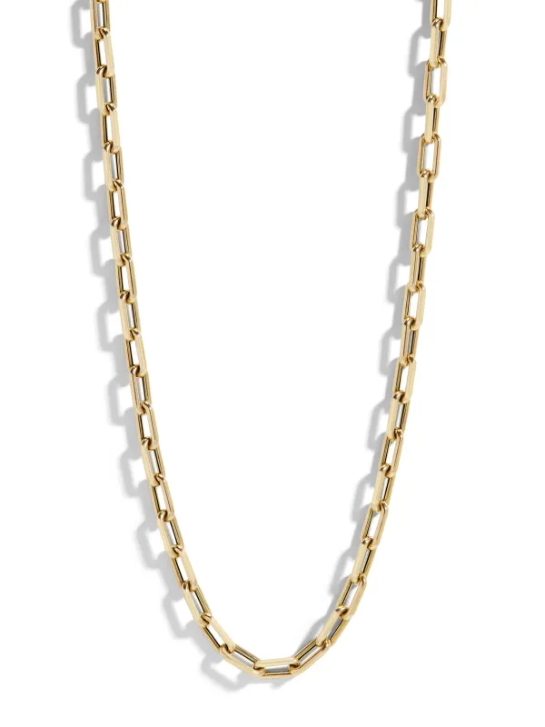 4mm Wide Italian Link Chain Necklace made by Adina Reyter