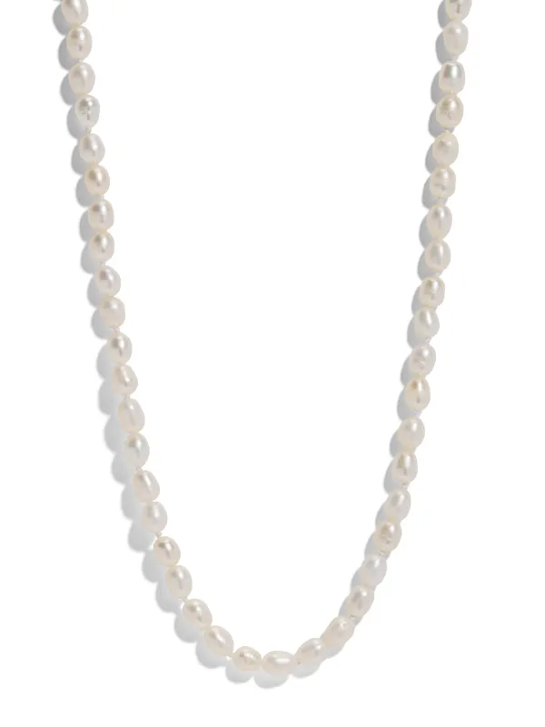 Tiny Seed Pearl Necklace made by Adina Reyter
