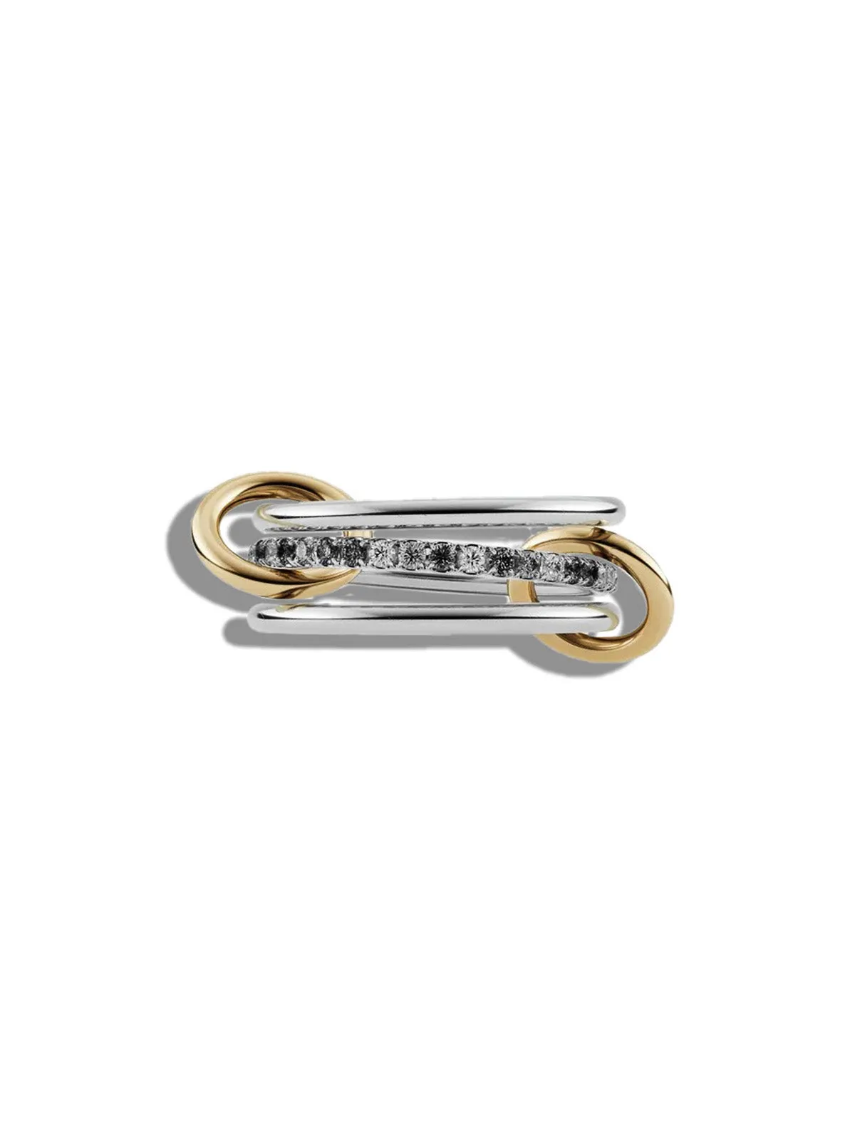 Sonny SG Gris Sterling Silver & Yellow Gold Diamond Ring sold by YLANG23