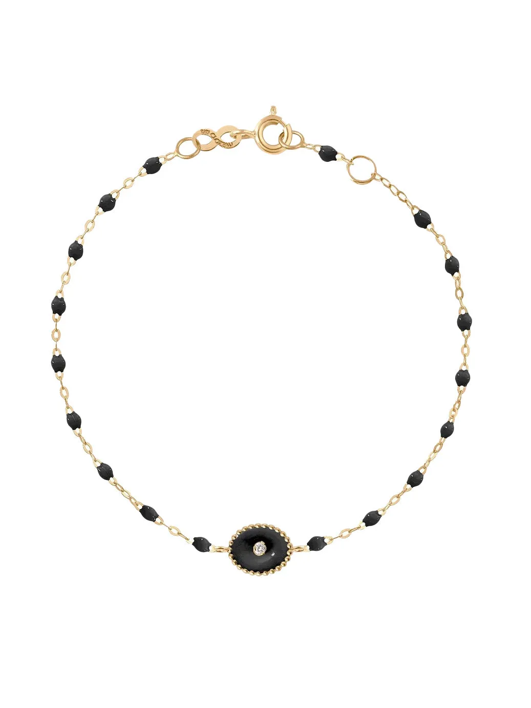 Classic Gigi Black North Star Diamond Yellow Gold Bracelet sold by YLANG23
