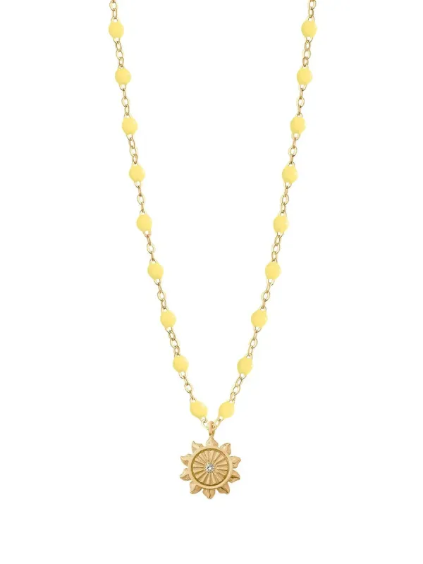 Classic Gigi Mimosa Sun Diamond Yellow Gold Necklace made by Gigi Clozeau