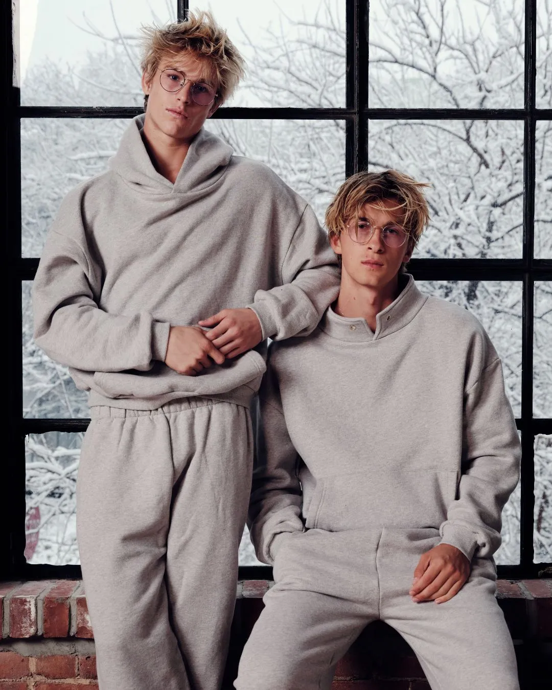 COZY CROP HOODIE + SWEATPANT sold by Sown again product image thumbnail 4