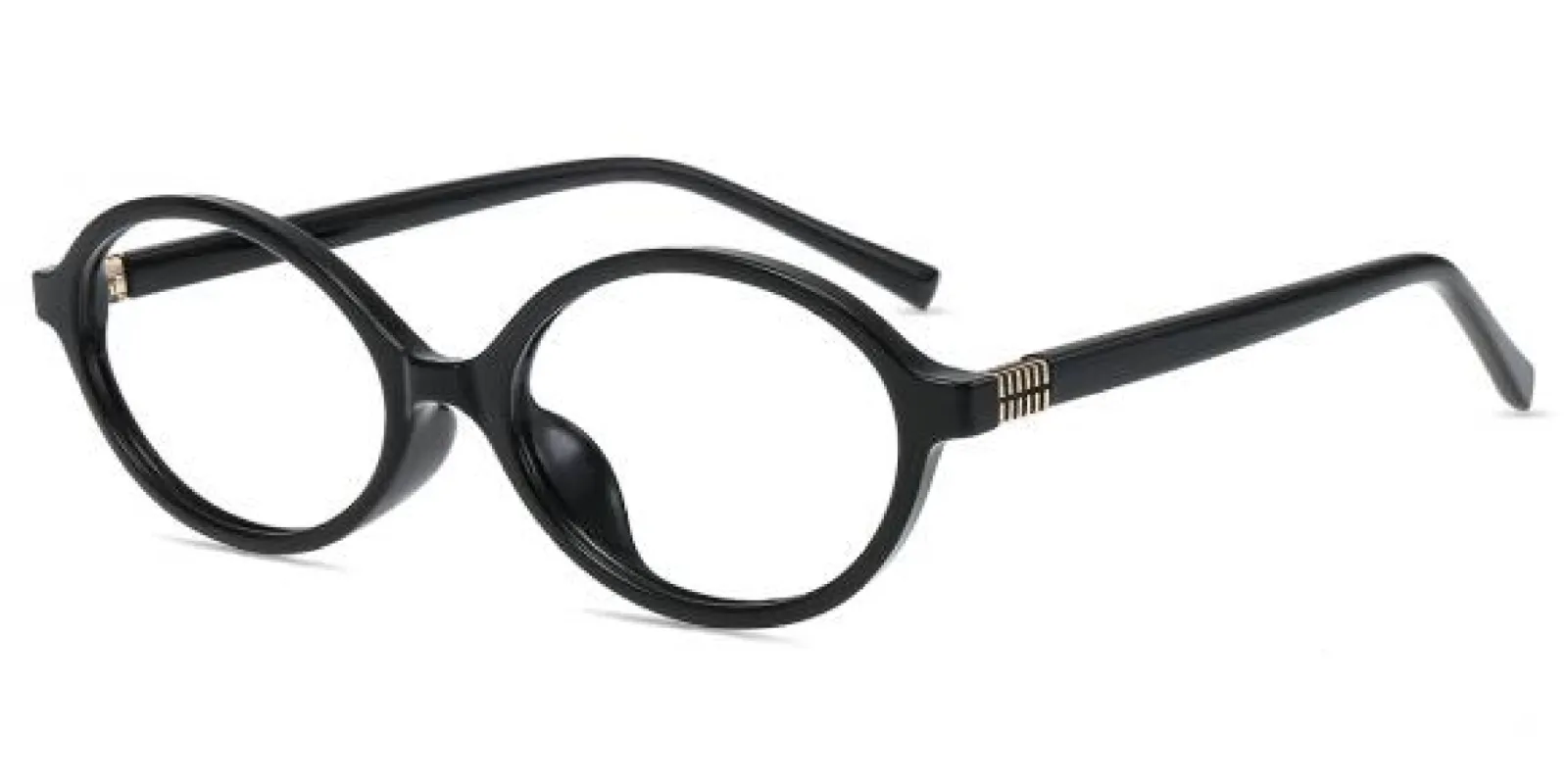 Unisex Glasses Medium TR87400 | Black Tr  Oval Frame | Firmoo UK sold by Firmoo