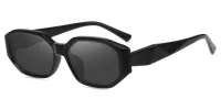 Unisex Sunglasses Medium S60682 | Black Acetate  Geometric Frame | Firmoo UK sold by Firmoo