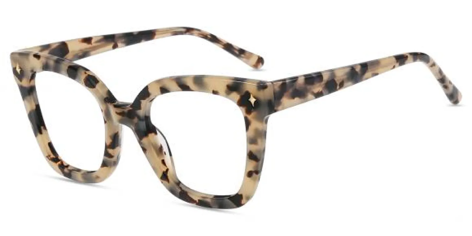 Women Glasses Small Firm23205 | Pattern Acetate  Square Frame | Firmoo UK sold by Firmoo