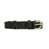 One-inch belt in natural black hair-on calf (restock) sold by No Man Walks Alone
