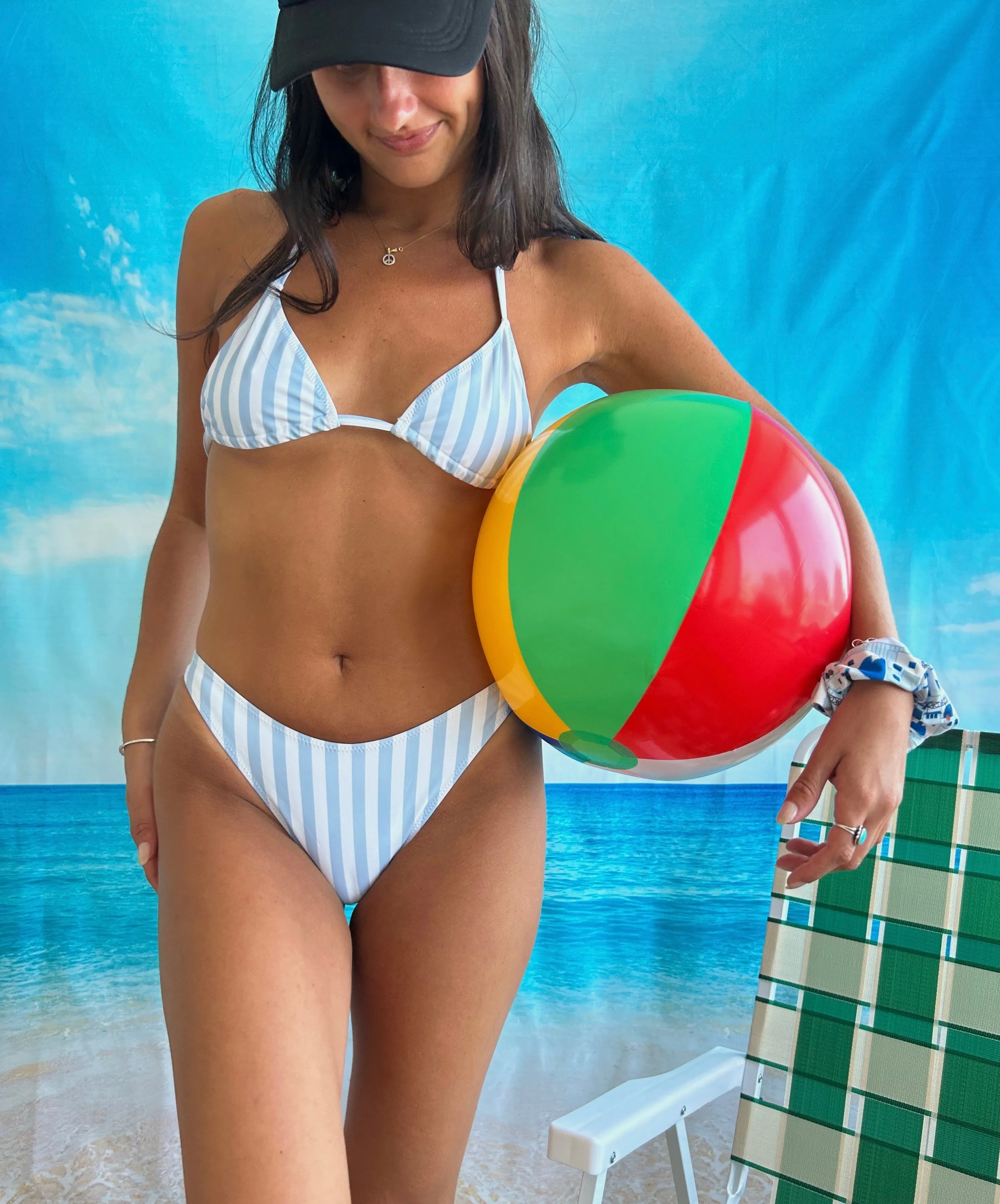 Cabana Set (with matching sarong & scrunchie) sold by Jimmi Swim