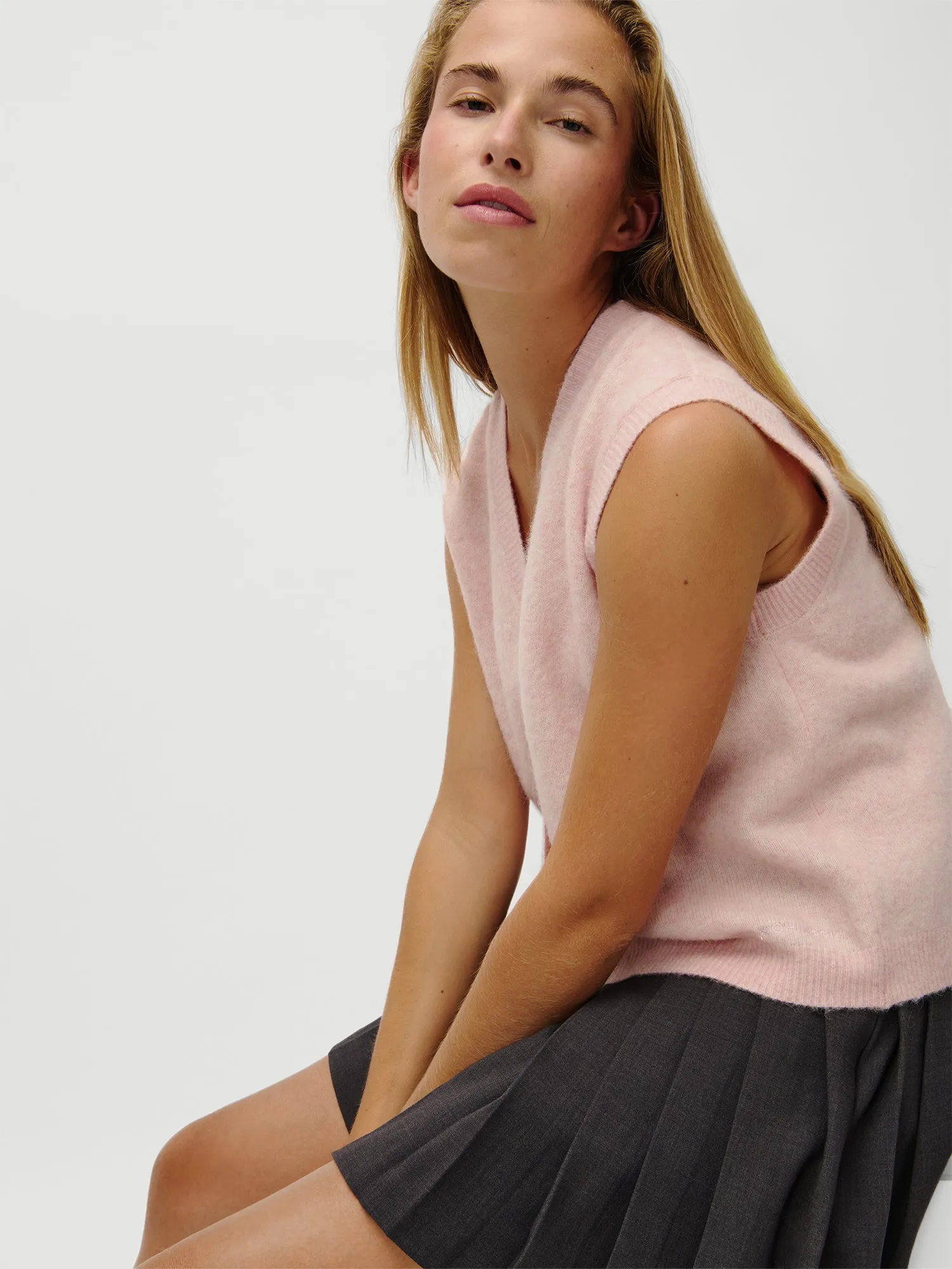 LeGer x Oh April - Amira Knit Vest sold by LeGer product image thumbnail 3