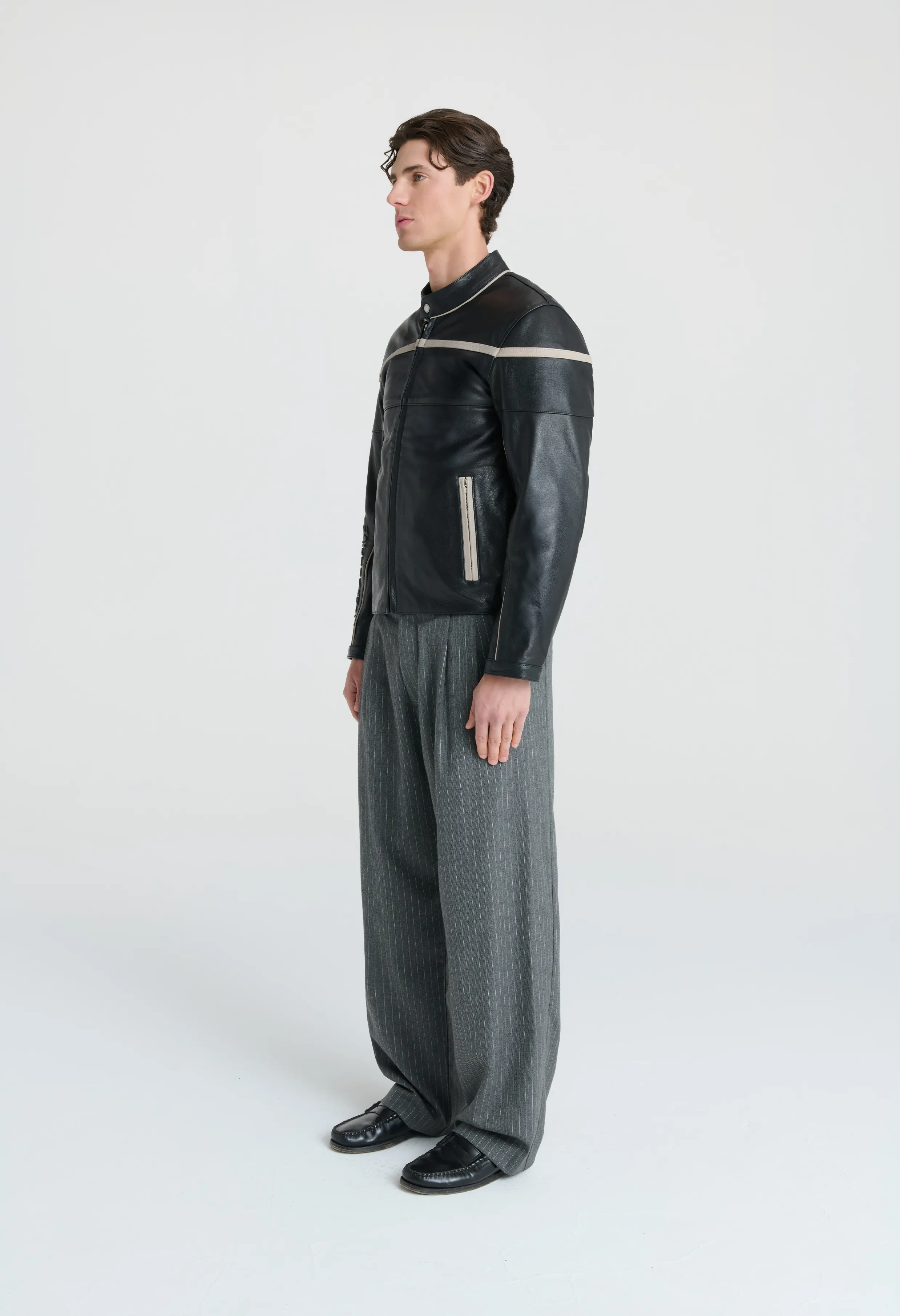 AUTOMOBILI CLUB LE MANS RACING LEATHER JACKET sold by Fivefourfive product image thumbnail 3