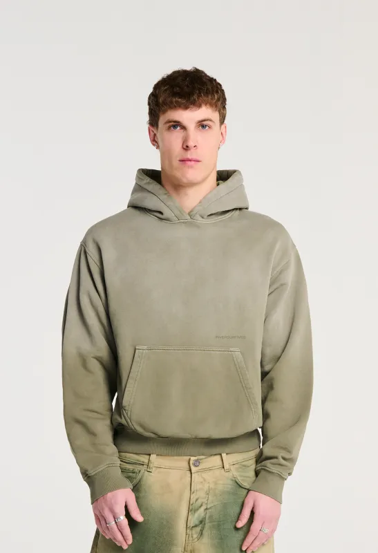 545 EVERYDAY FADED HOODIE OLIVE sold by Fivefourfive