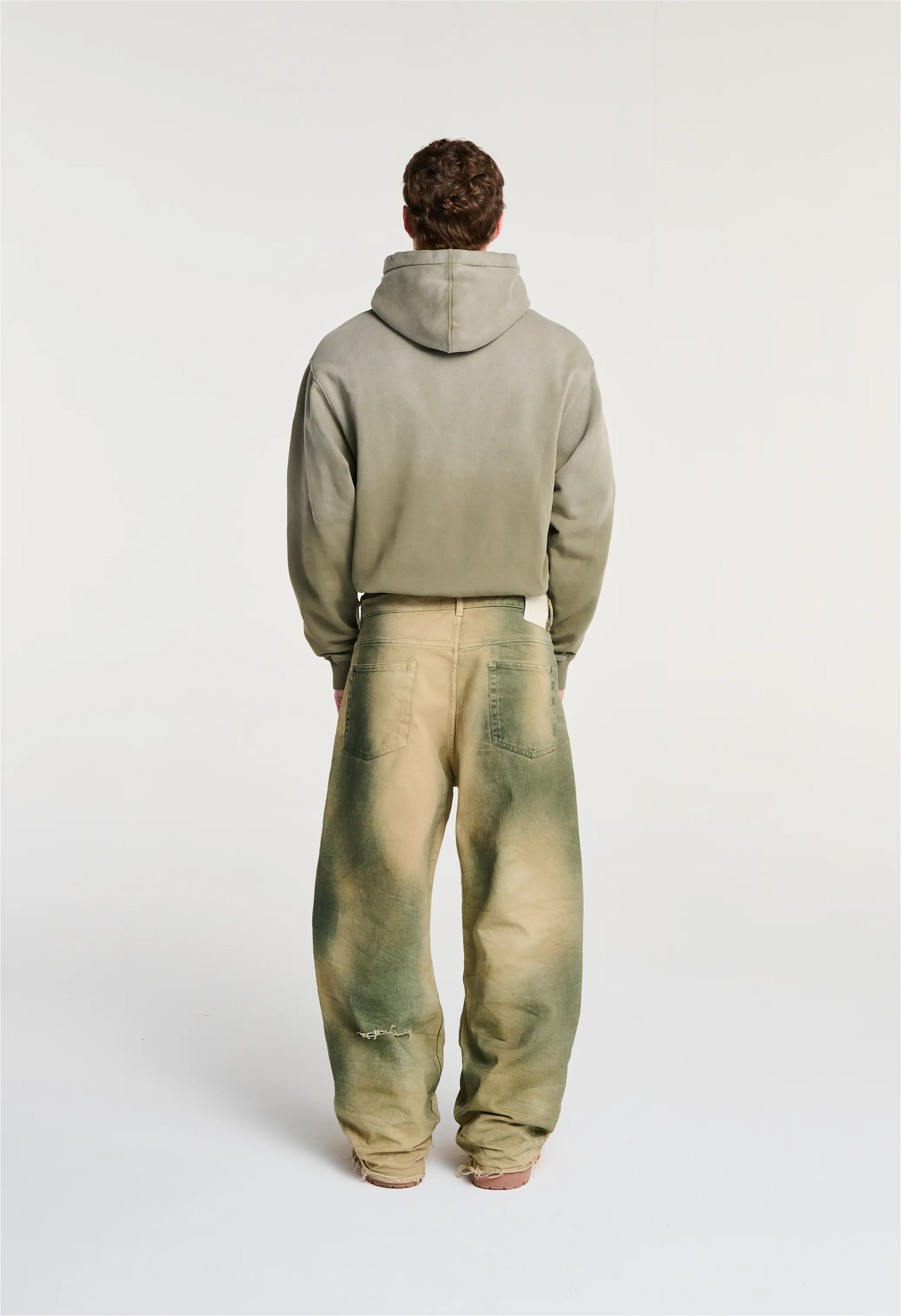 545 EVERYDAY FADED HOODIE OLIVE sold by Fivefourfive product image thumbnail 4