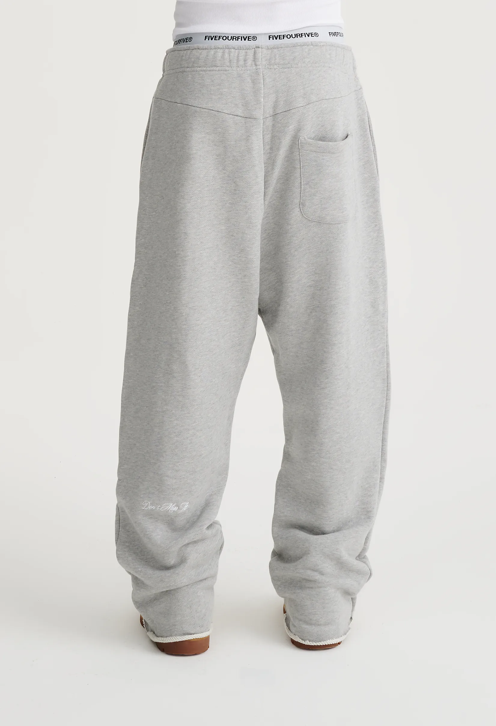 545 EVERYDAY HEAVY COTTON SWEATPANTS HEATHER GREY sold by Fivefourfive product image thumbnail 2