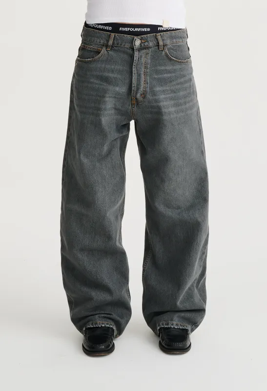 545 Denim 02 Wide Leg sold by Fivefourfive