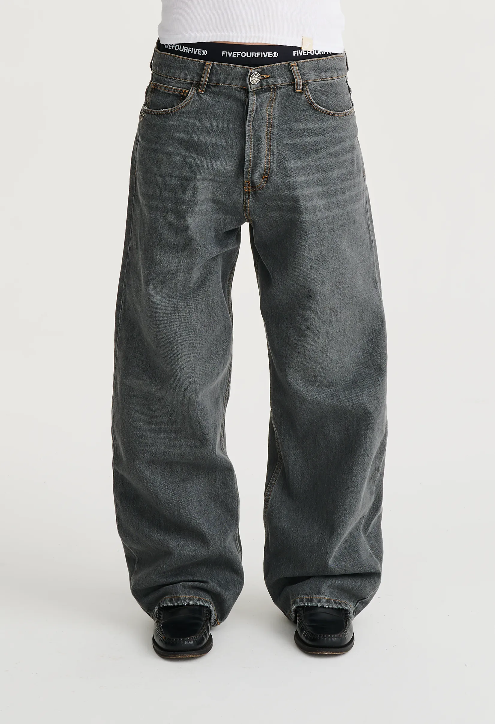 545 Denim 02 Wide Leg sold by Fivefourfive