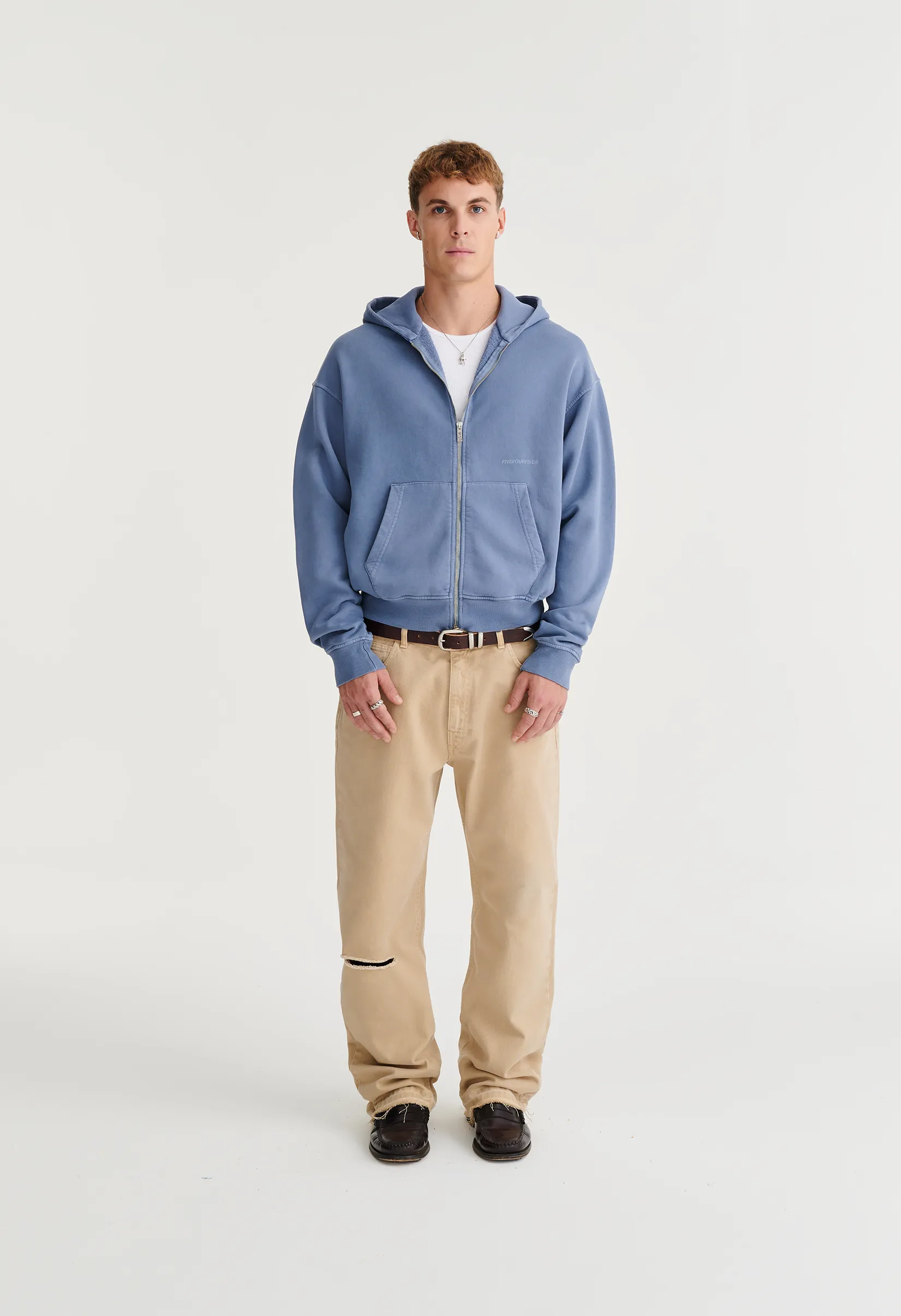 545 Everyday Zip Hoodie sold by Fivefourfive product image thumbnail 2