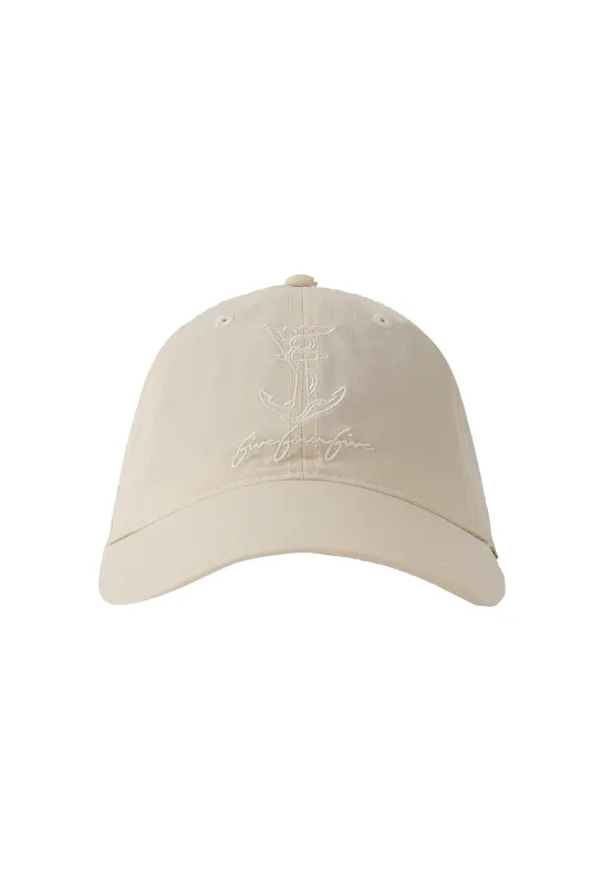 545 NYLON YACHT LOGO CAP SAND sold by Fivefourfive
