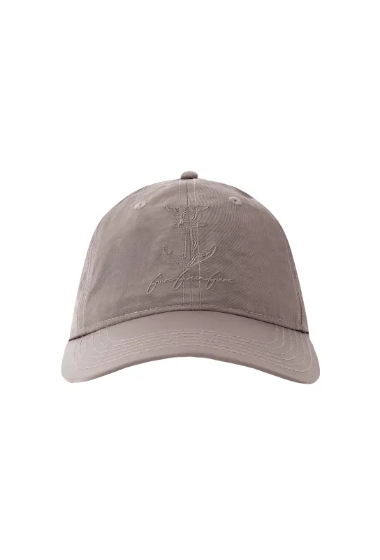 545 NYLON YACHT LOGO CAP STONE GREY sold by Fivefourfive