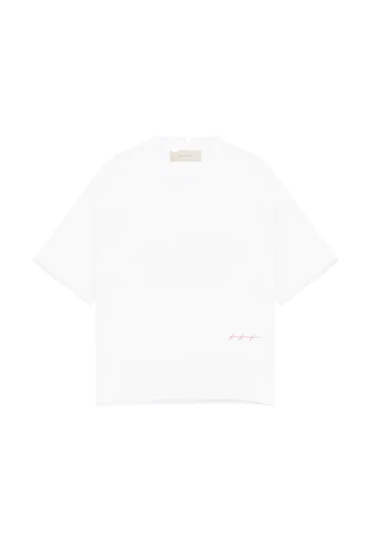 545 EVERYDAY ULTRALIGHT TEE PURE WHITE sold by Fivefourfive