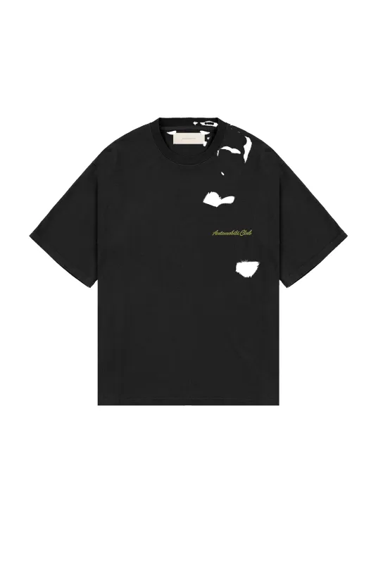545 AUTOMOBILI CLUB ELEGANCE CONTEST TEE WASHED BLACK sold by Fivefourfive
