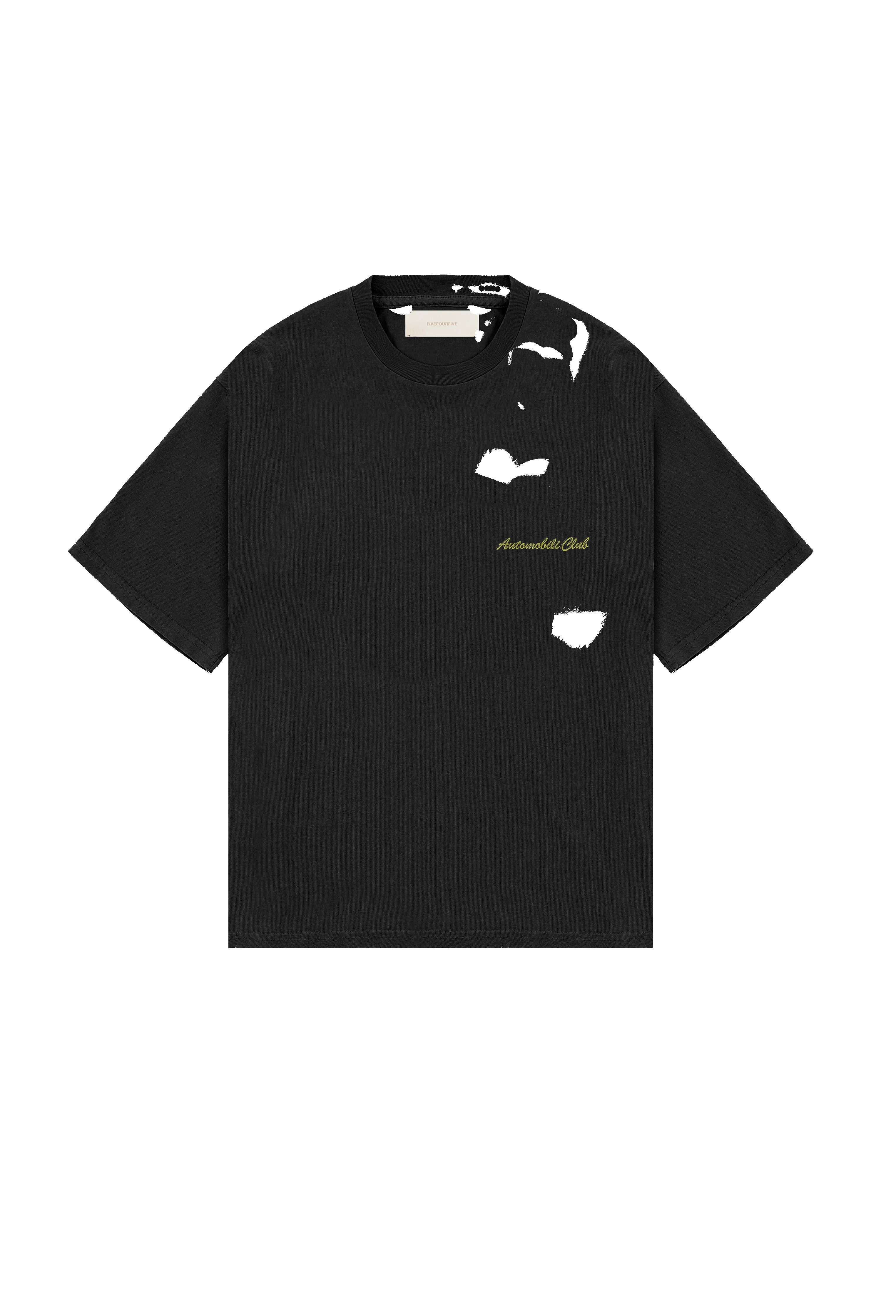 545 AUTOMOBILI CLUB ELEGANCE CONTEST TEE WASHED BLACK sold by Fivefourfive