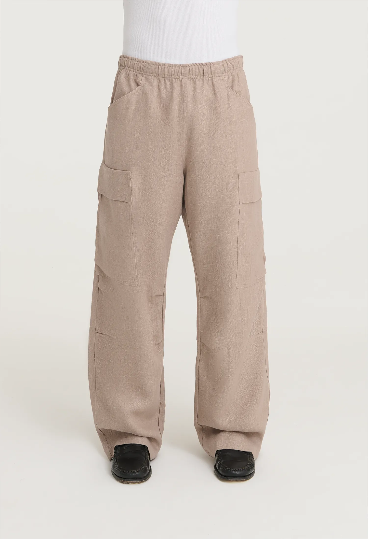 545 HEAVY CARGO LINEN STONE GREY sold by Fivefourfive