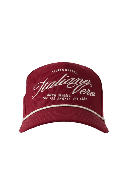 545 ITALIANO VERO HAT RED sold by Fivefourfive
