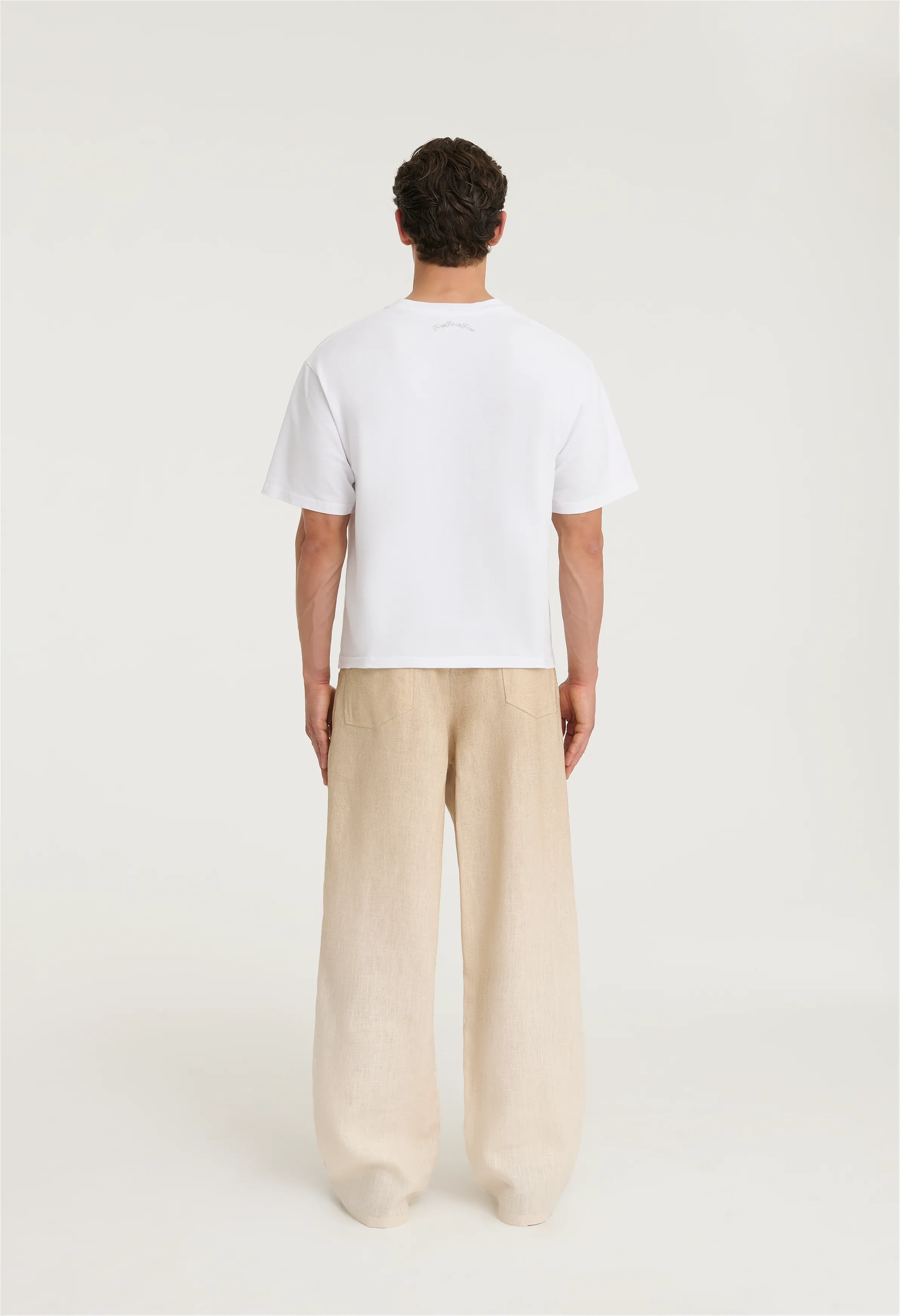545 FADED LINEN PANTS BEIGE SAND sold by Fivefourfive product image thumbnail 4
