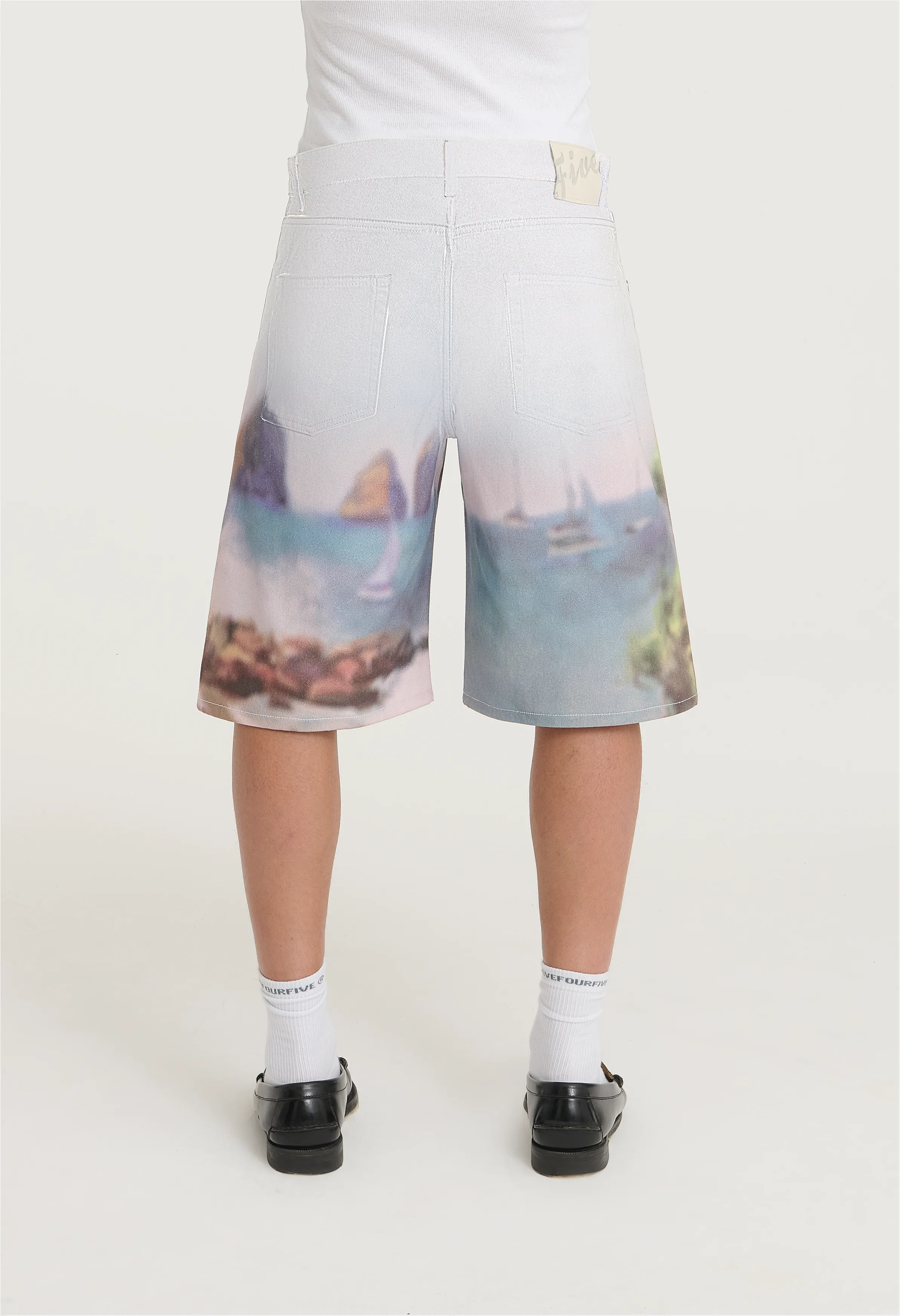 545 “ESTATE A CAPRI” DENIM 02 SHORTS sold by Fivefourfive product image thumbnail 2