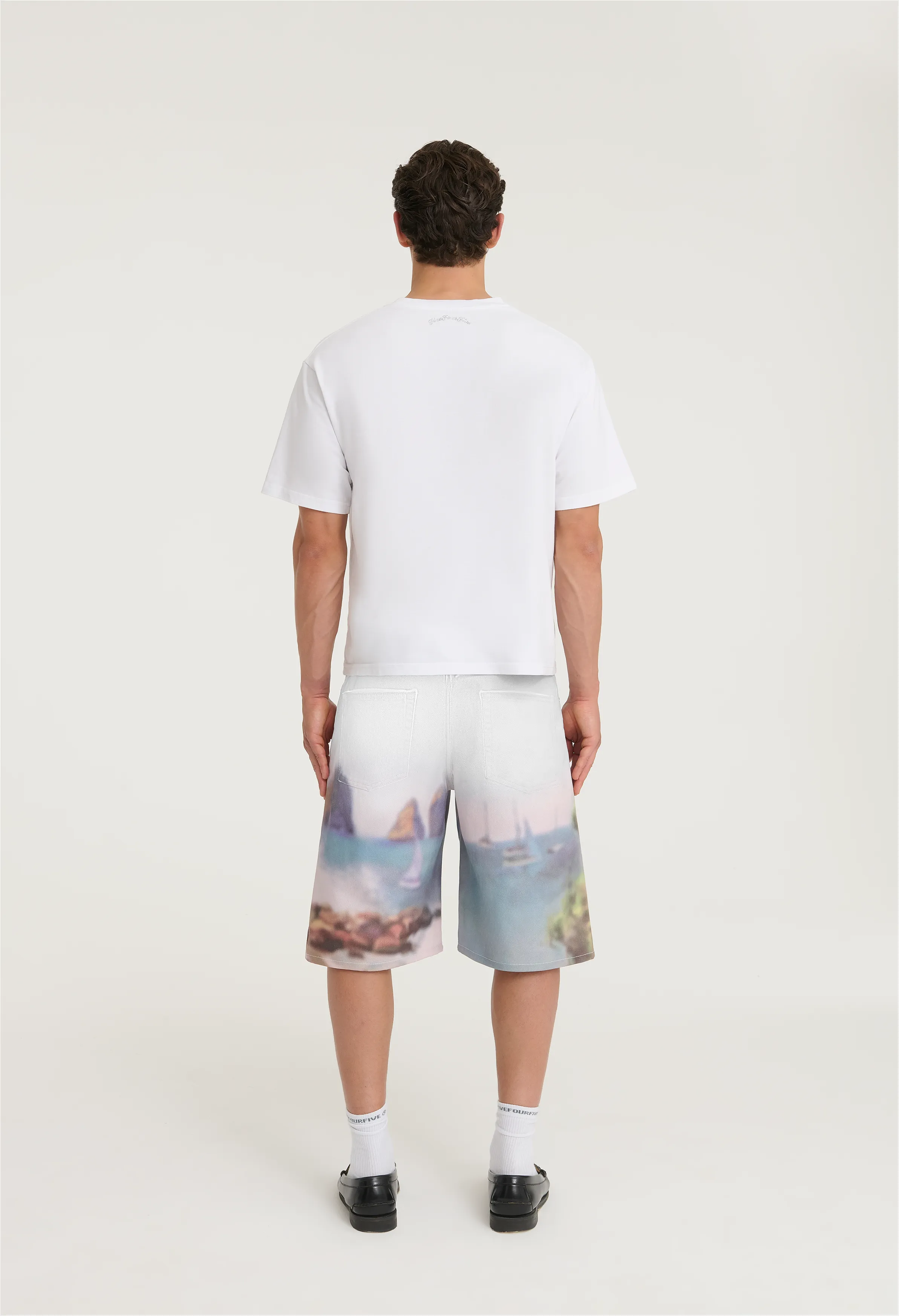 545 “ESTATE A CAPRI” DENIM 02 SHORTS sold by Fivefourfive product image thumbnail 4