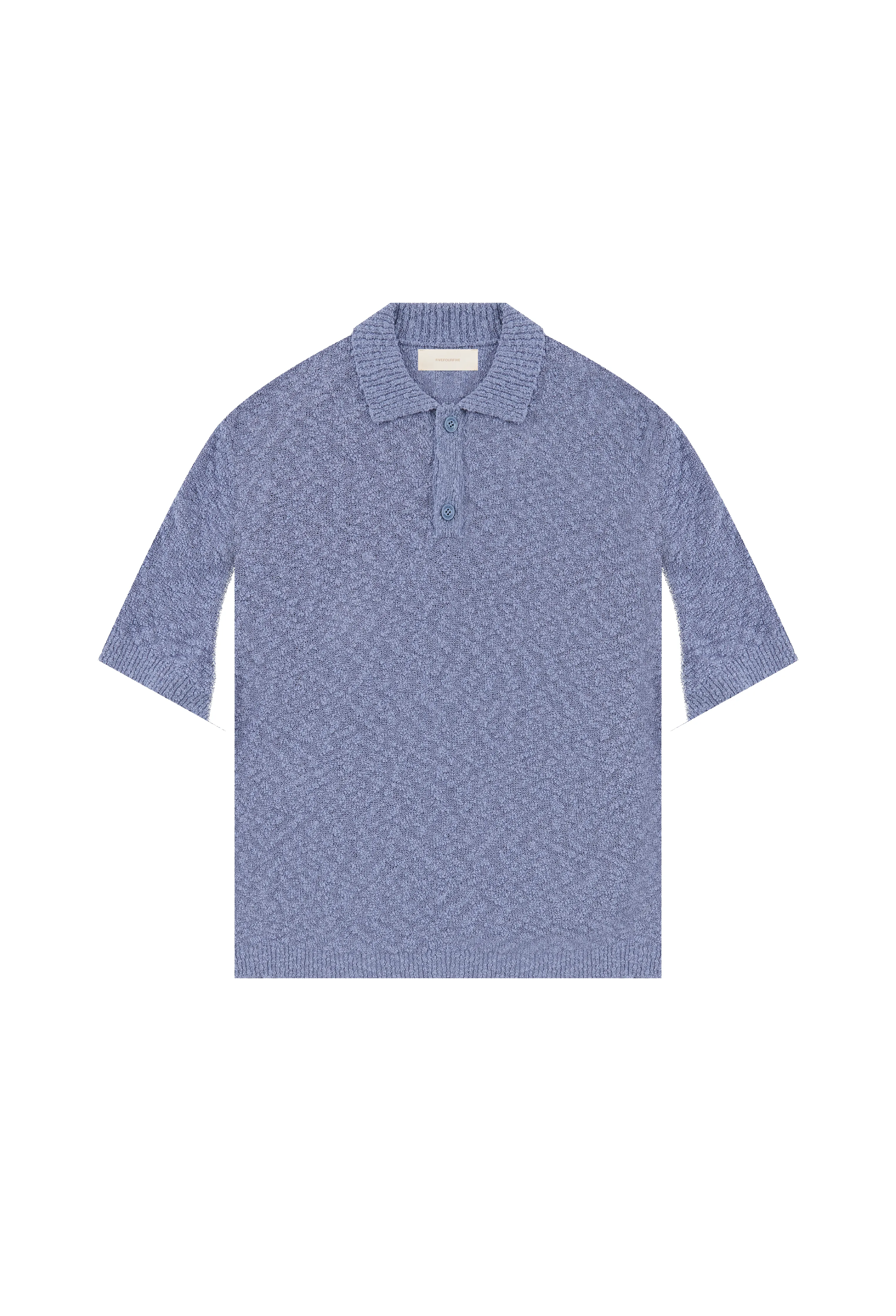 545 Bouclè Polo Shirt sold by Fivefourfive product image thumbnail 4