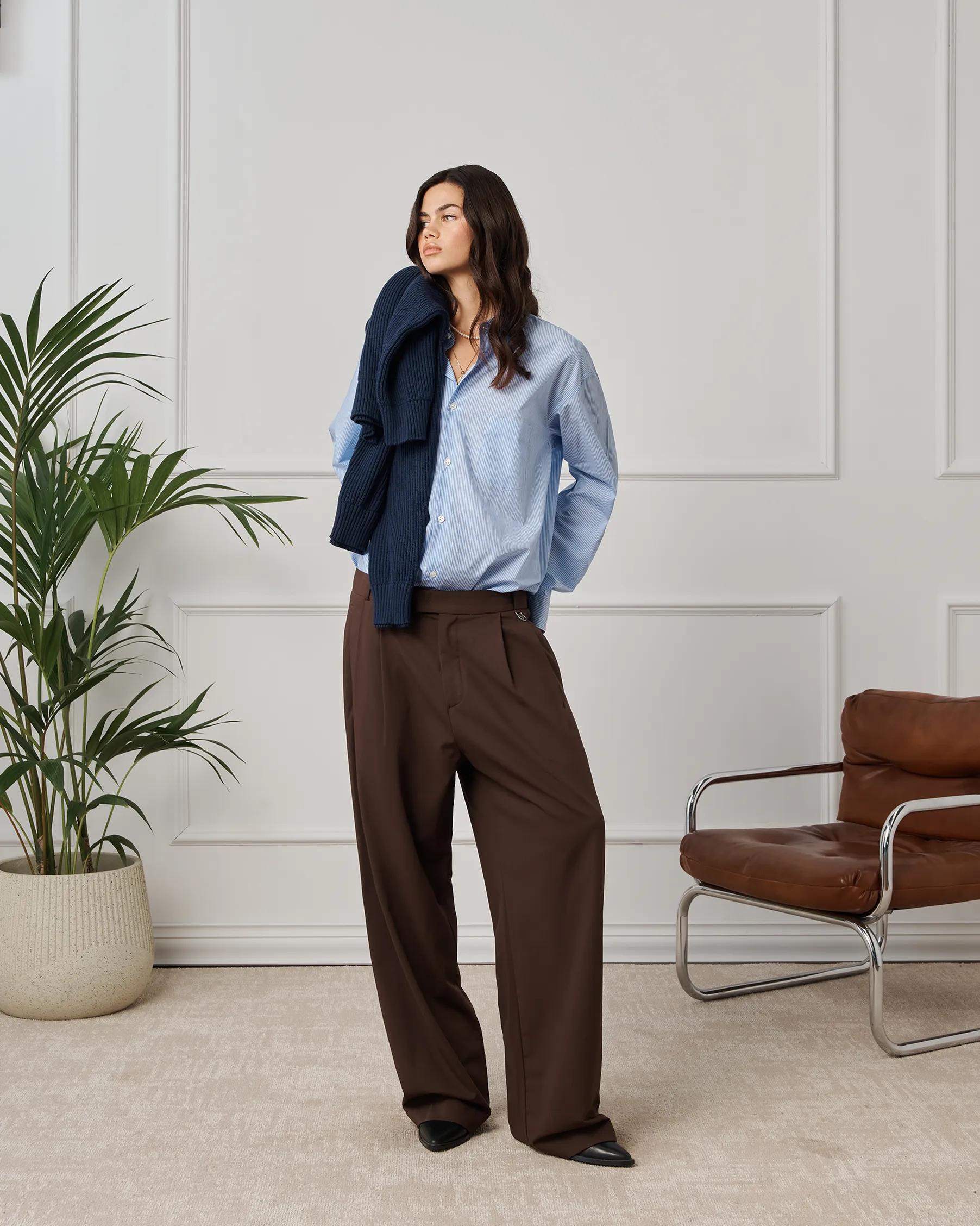 545 Wide Leg Trousers sold by Fivefourfive product image thumbnail 2