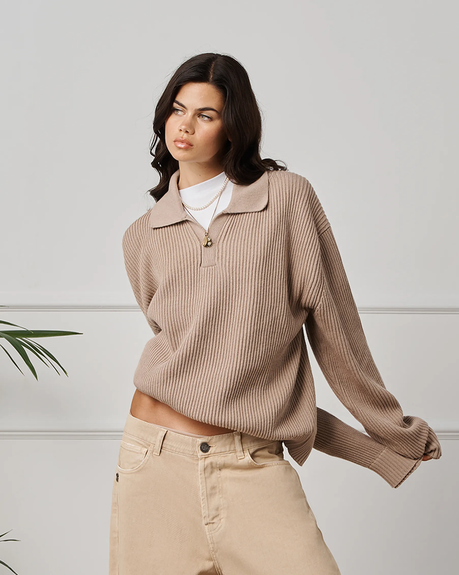 545 Everyday Polo Jumper sold by Fivefourfive product image thumbnail 3