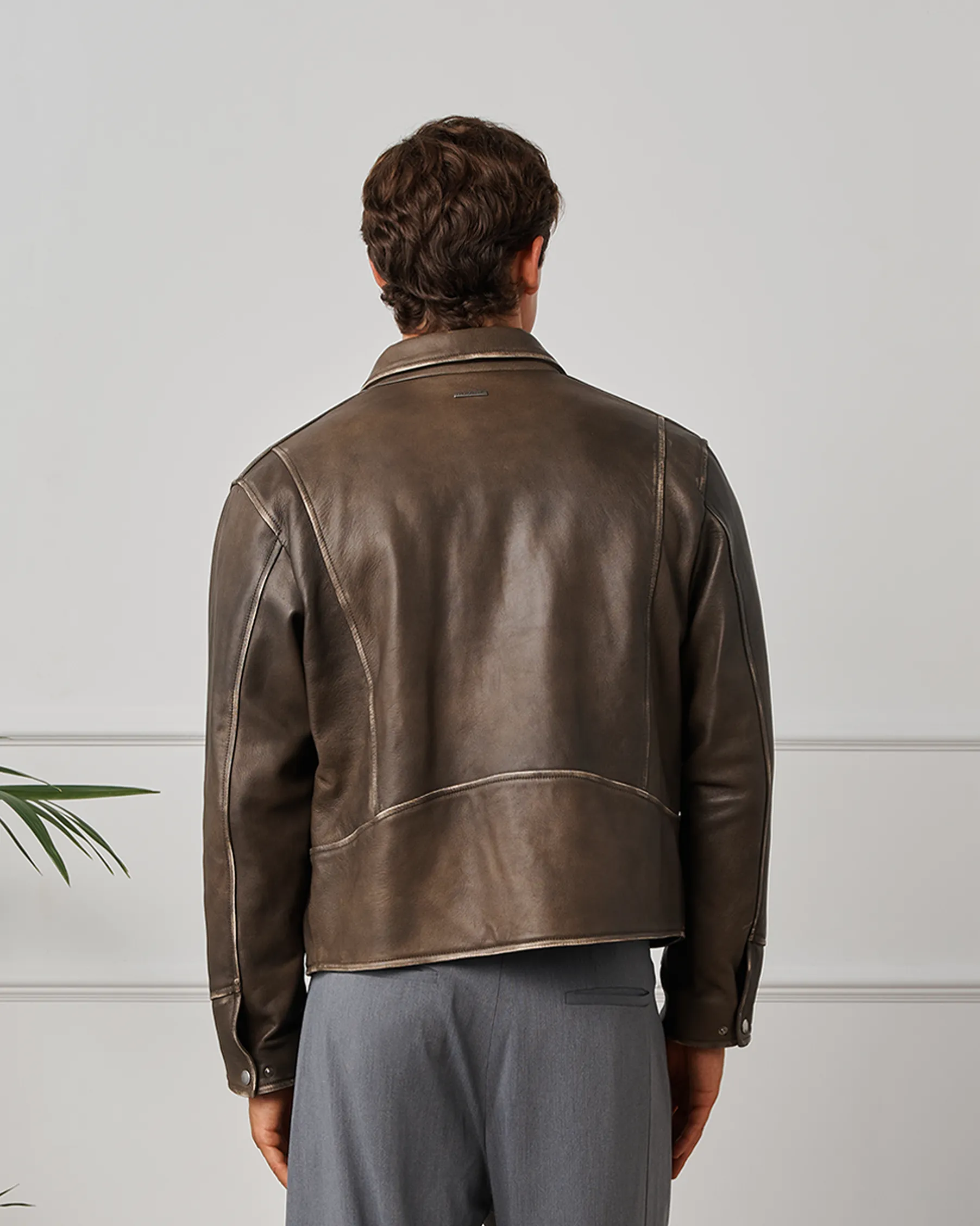 545 Premium Leather Jacket sold by Fivefourfive product image thumbnail 5