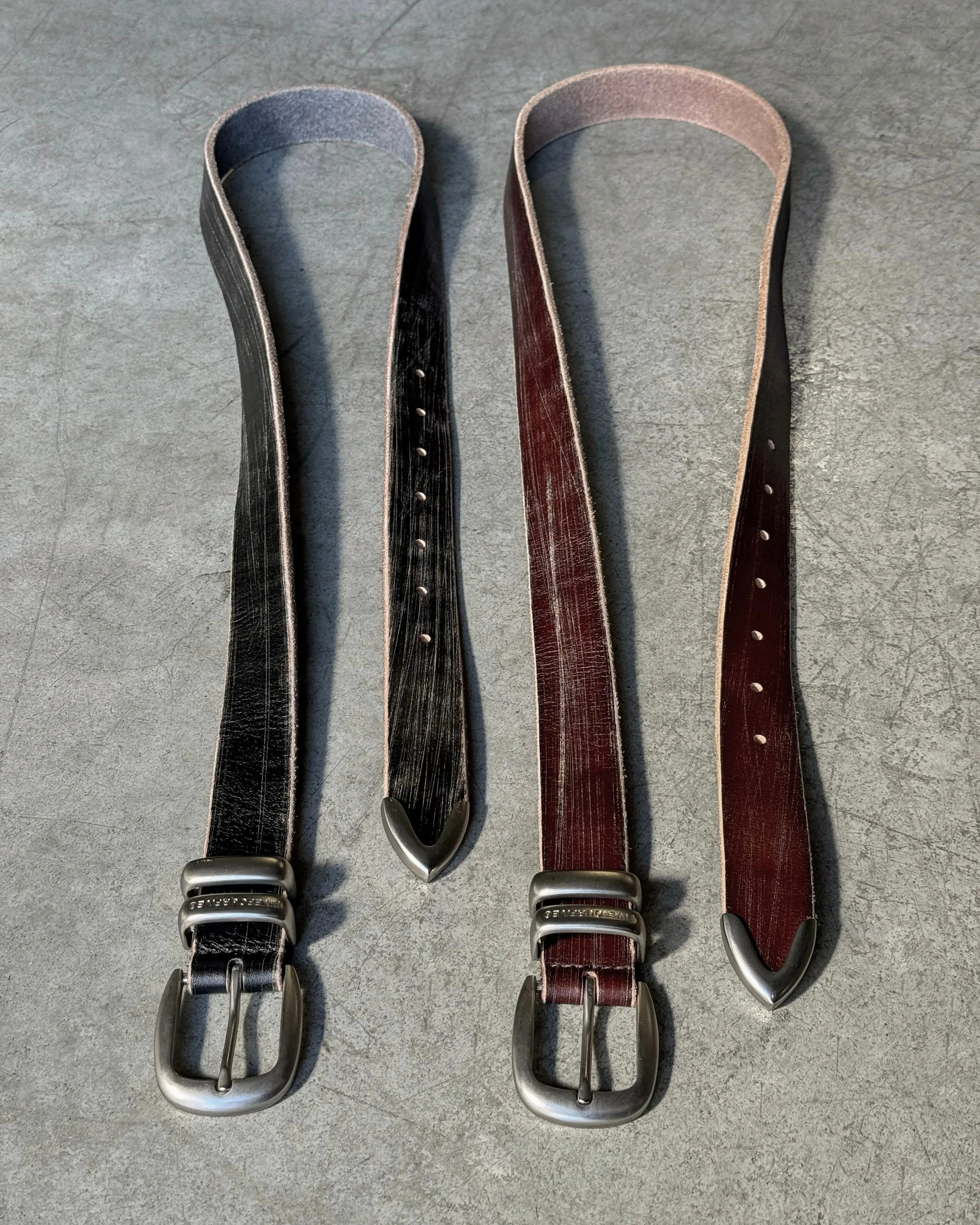 545 Aged Leather Belt sold by Fivefourfive product image thumbnail 4