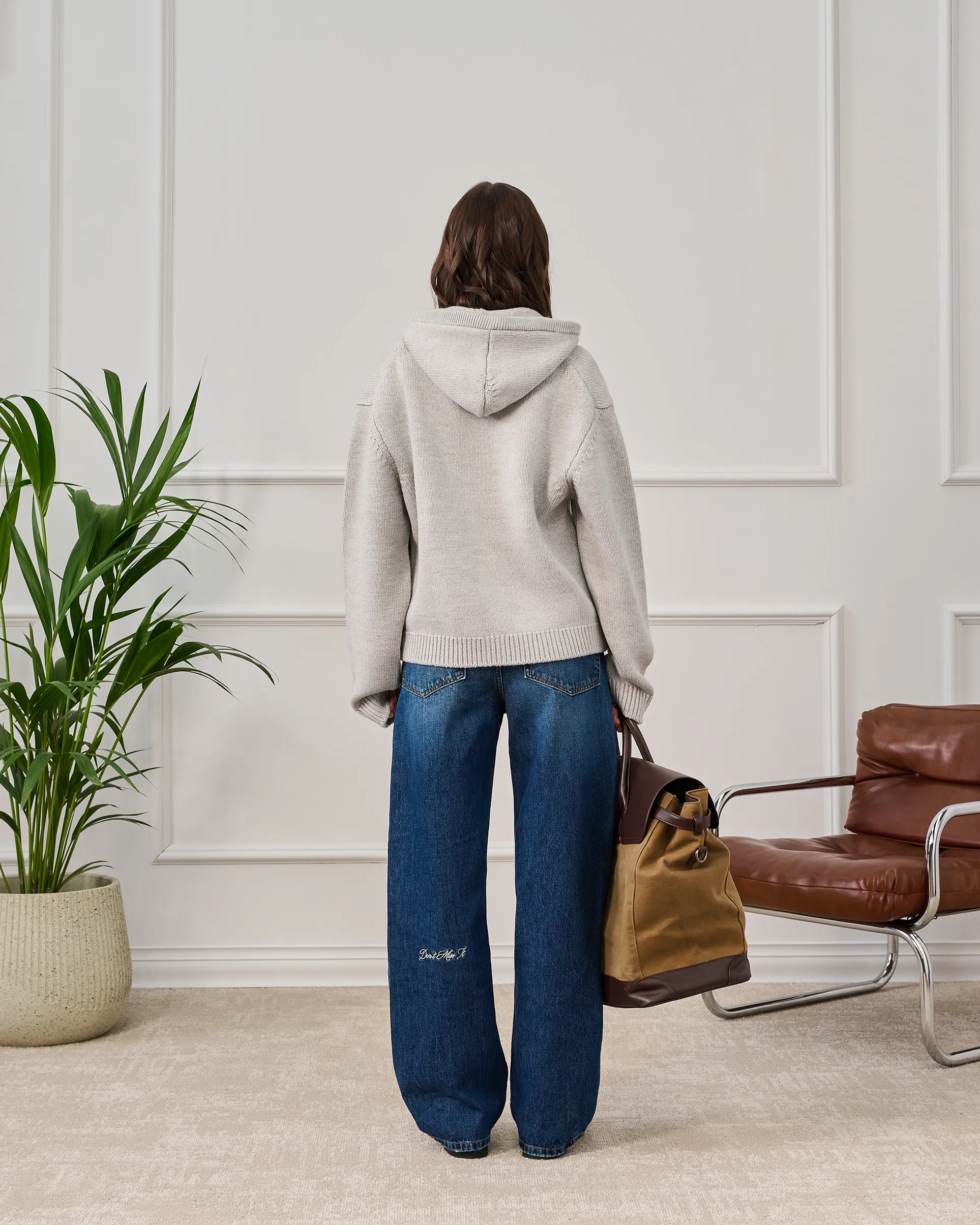 545 Knitted Zip Hoodie sold by Fivefourfive product image thumbnail 5