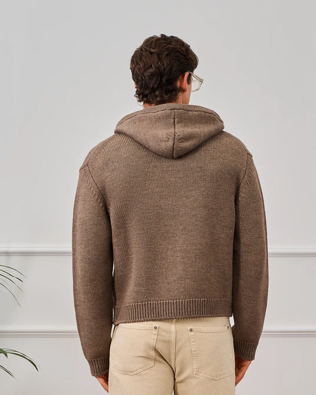 545 Knitted Zip Hoodie sold by Fivefourfive product image thumbnail 3