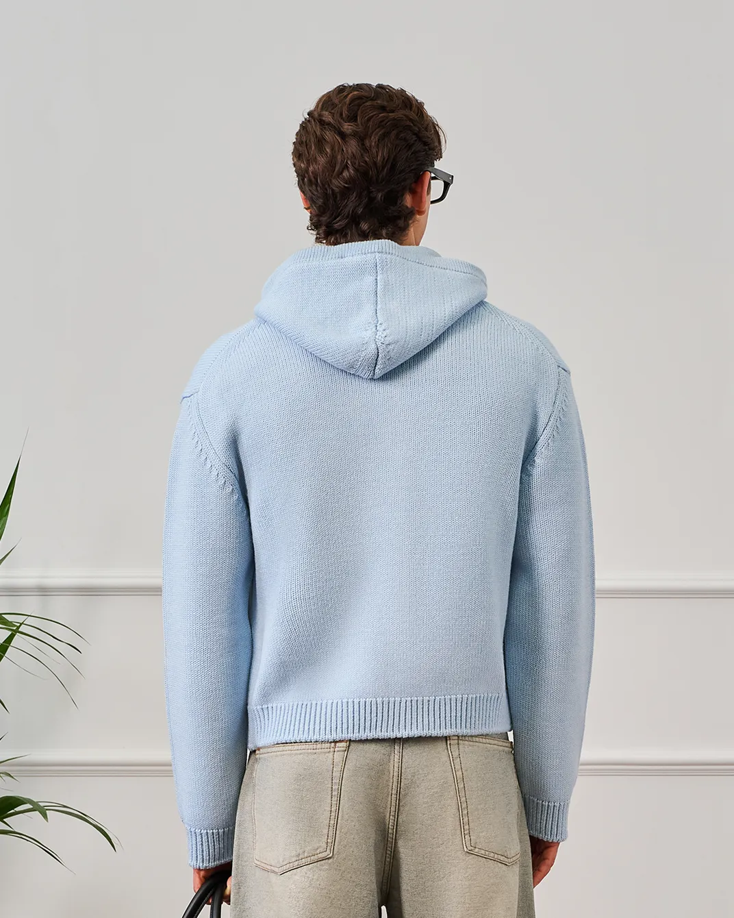 545 Knitted Zip Hoodie sold by Fivefourfive product image thumbnail 3