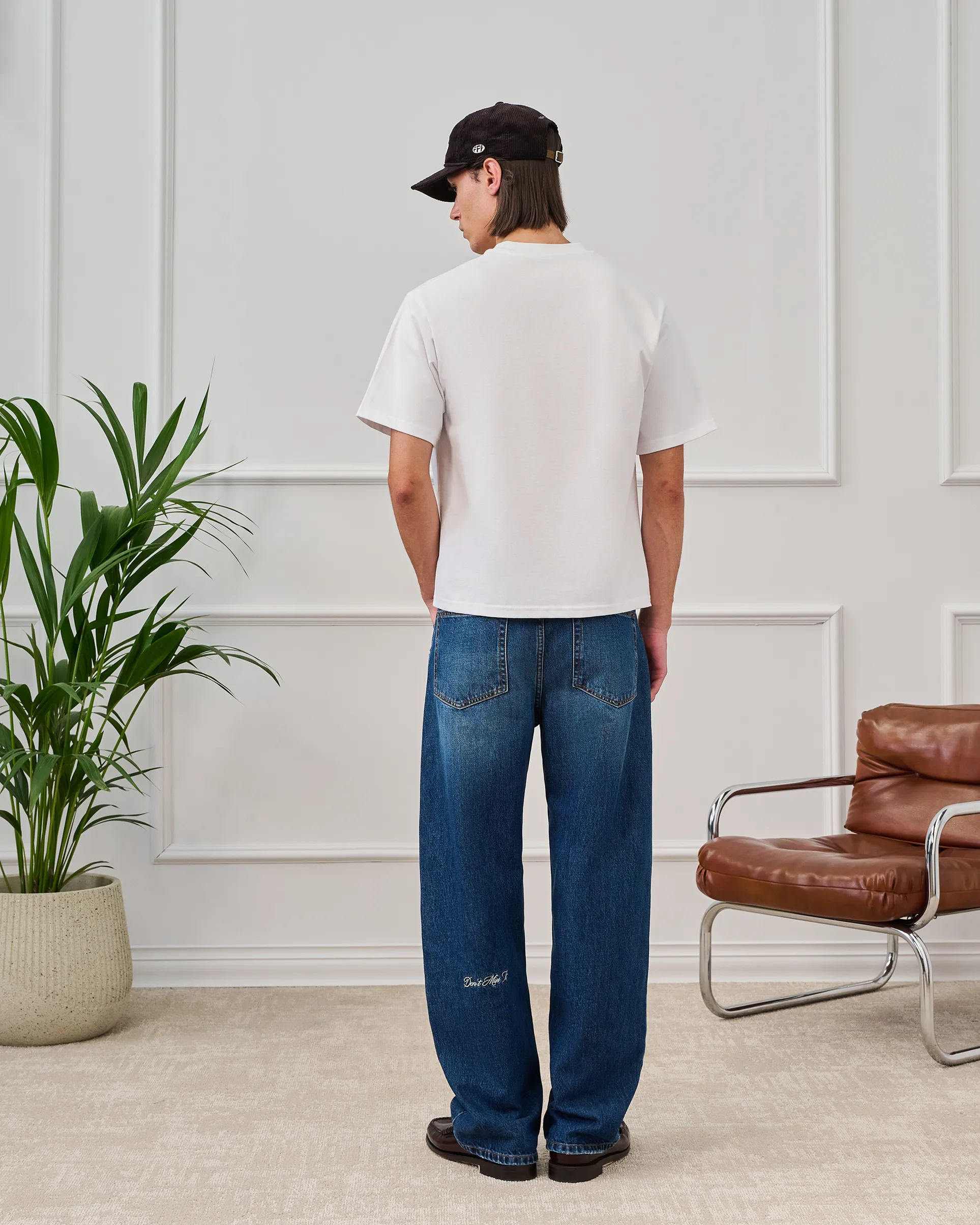 545 Calligraphic Logo Tee sold by Fivefourfive product image thumbnail 3