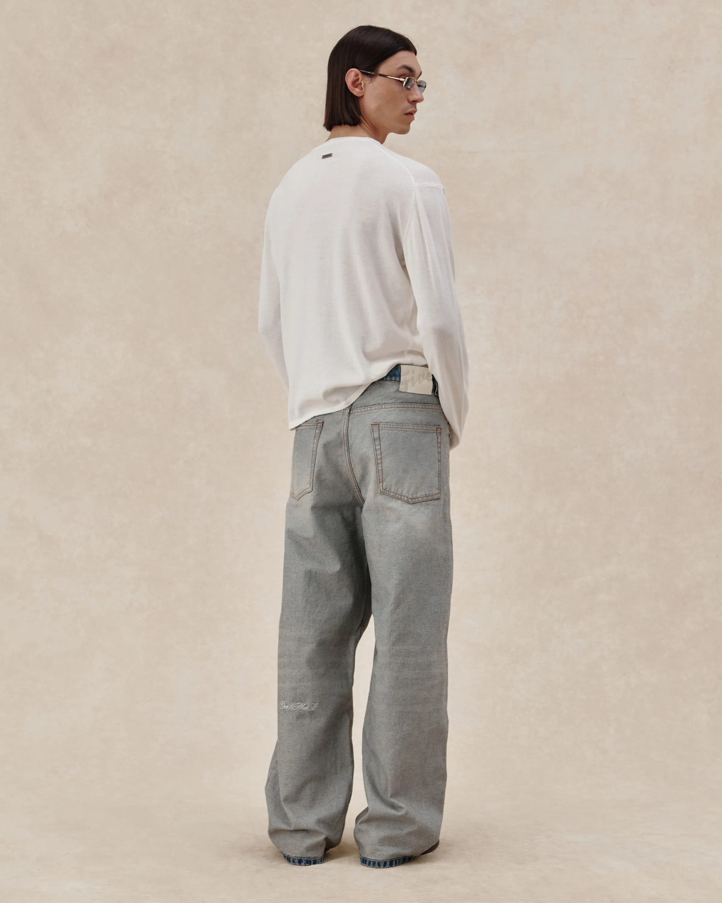 545 Denim 02 Wide Leg sold by Fivefourfive product image thumbnail 5