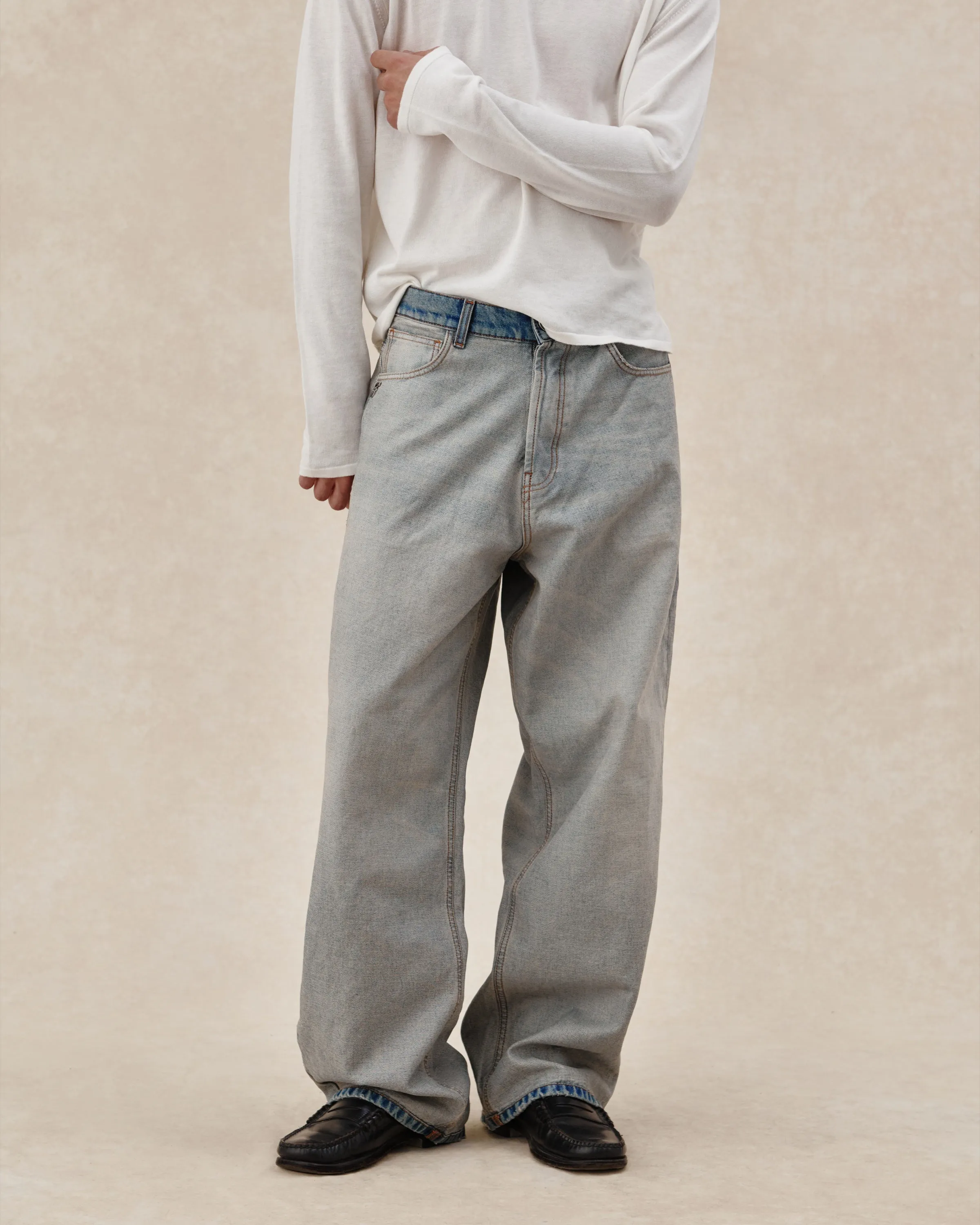 545 Denim 02 Wide Leg sold by Fivefourfive product image thumbnail 3