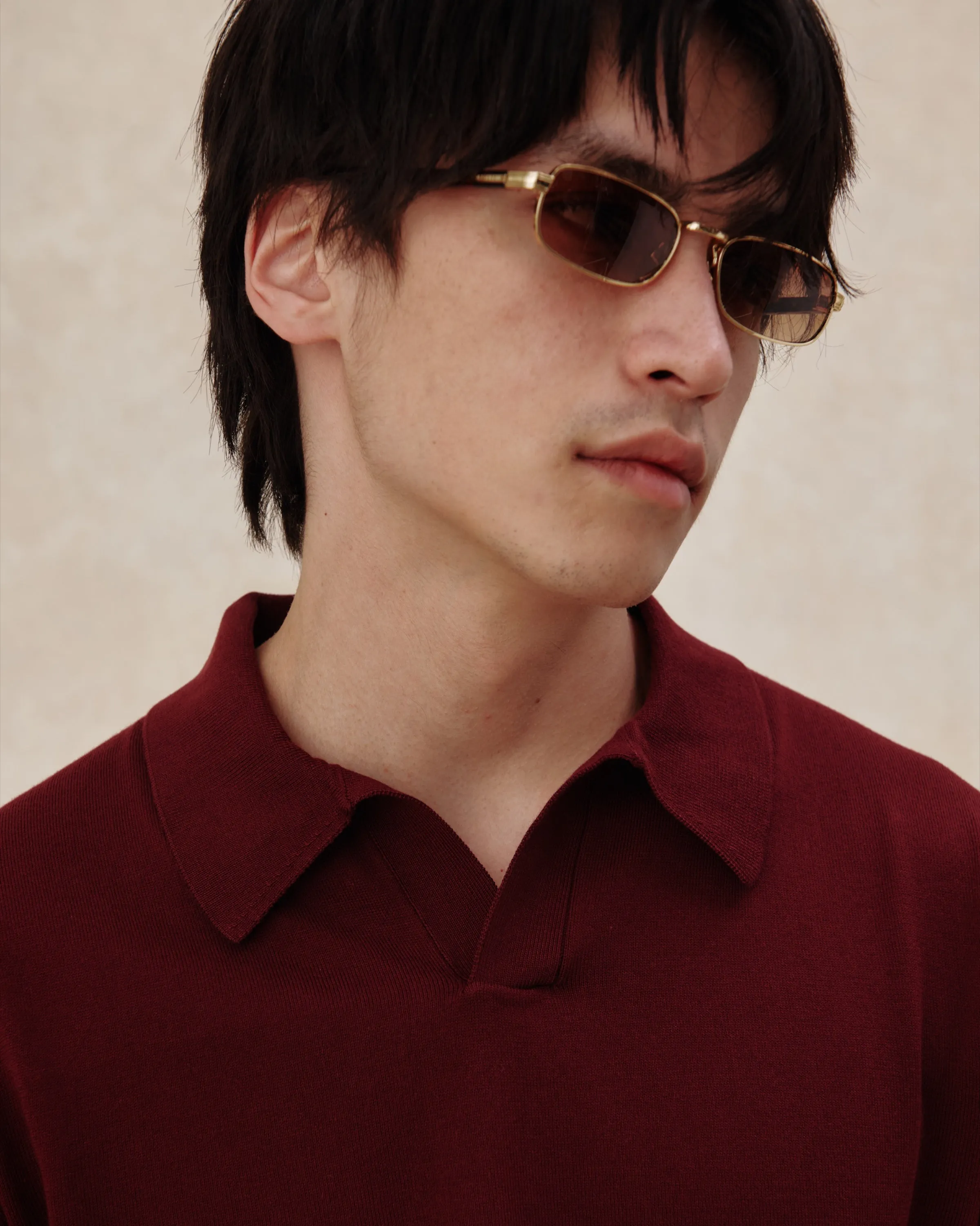 545 Knitted Polo Longsleeve sold by Fivefourfive product image thumbnail 3