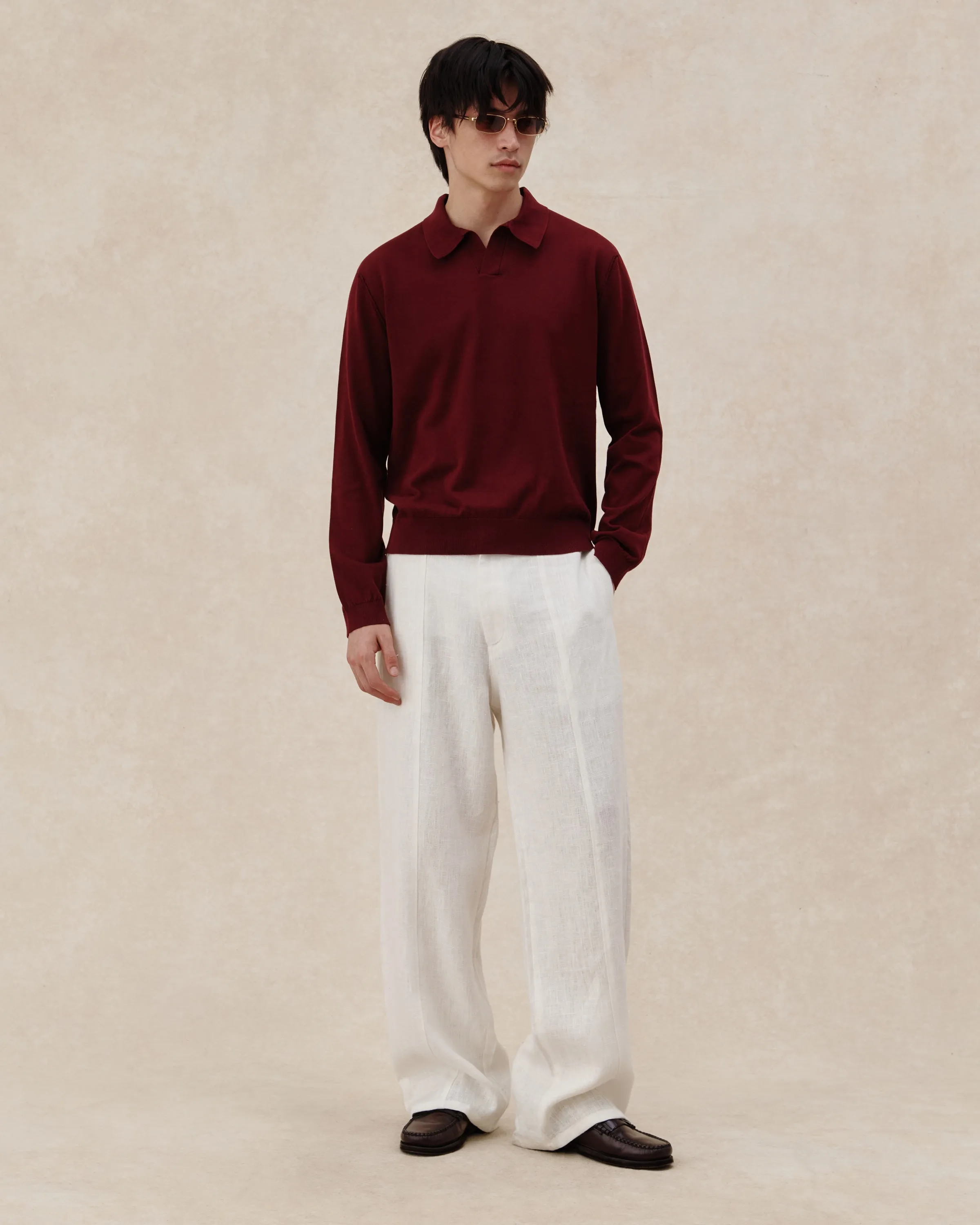 545 Knitted Polo Longsleeve sold by Fivefourfive product image thumbnail 4