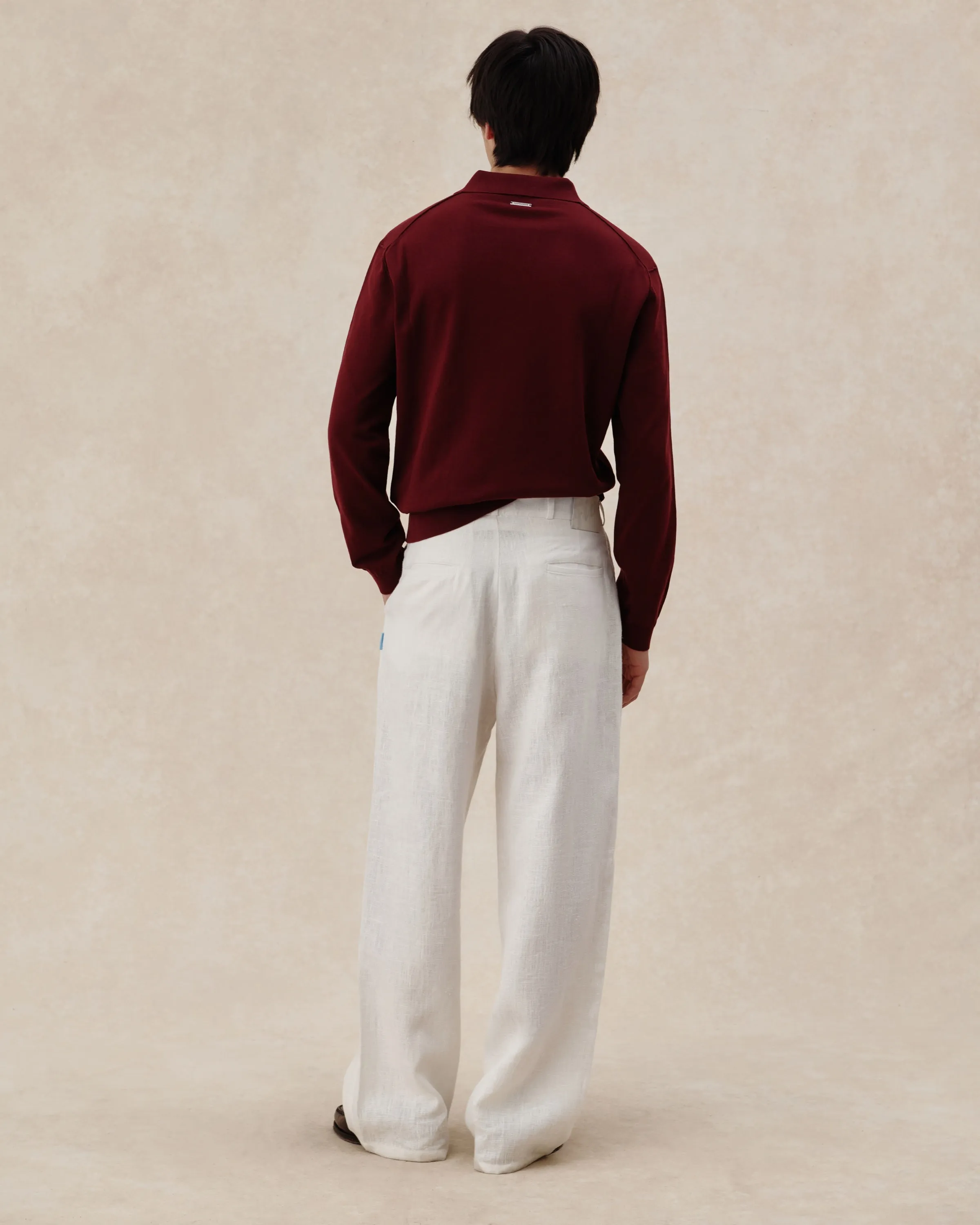 545 Knitted Polo Longsleeve sold by Fivefourfive product image thumbnail 5