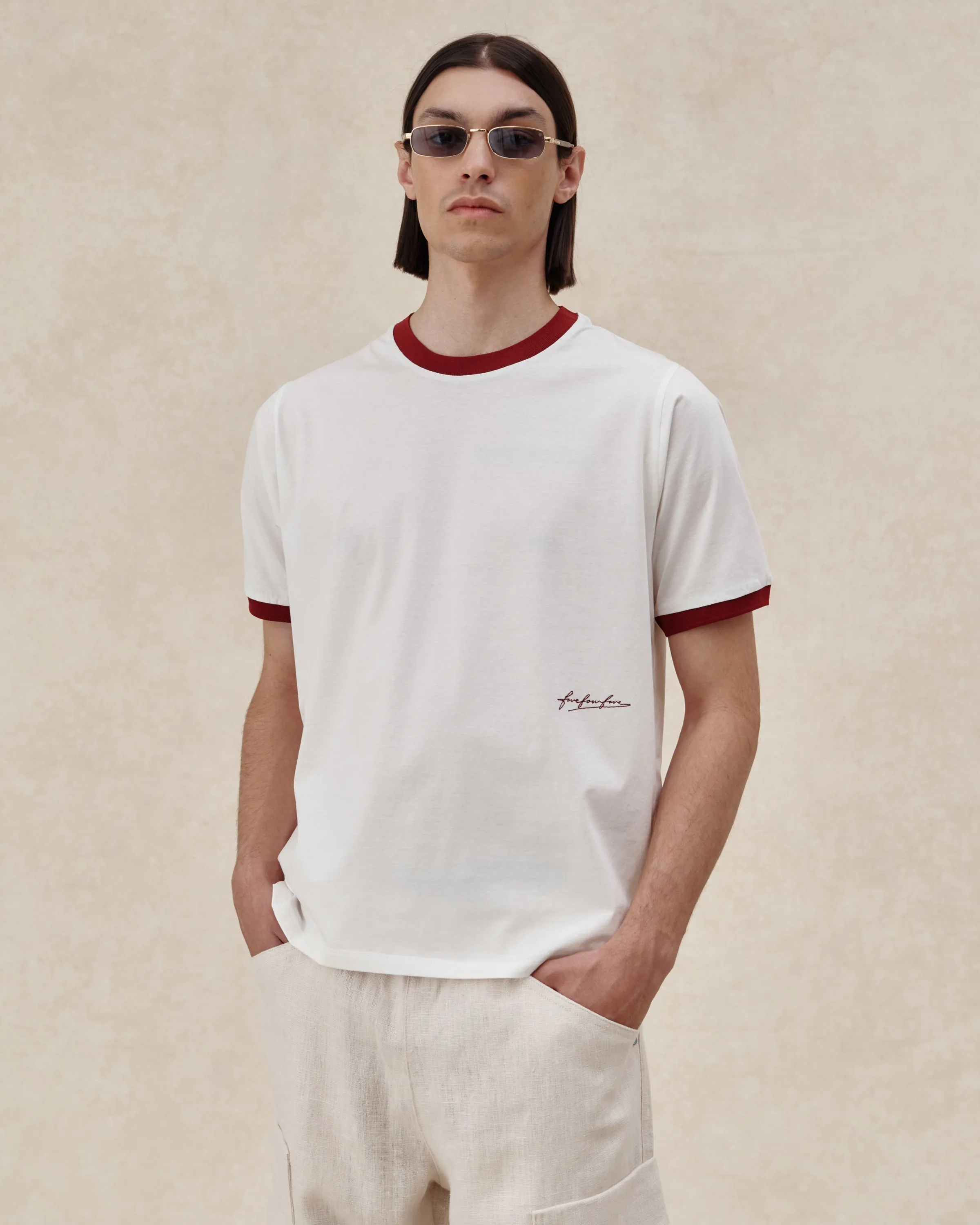 545 Ultralight Contrast Tee sold by Fivefourfive product image thumbnail 2
