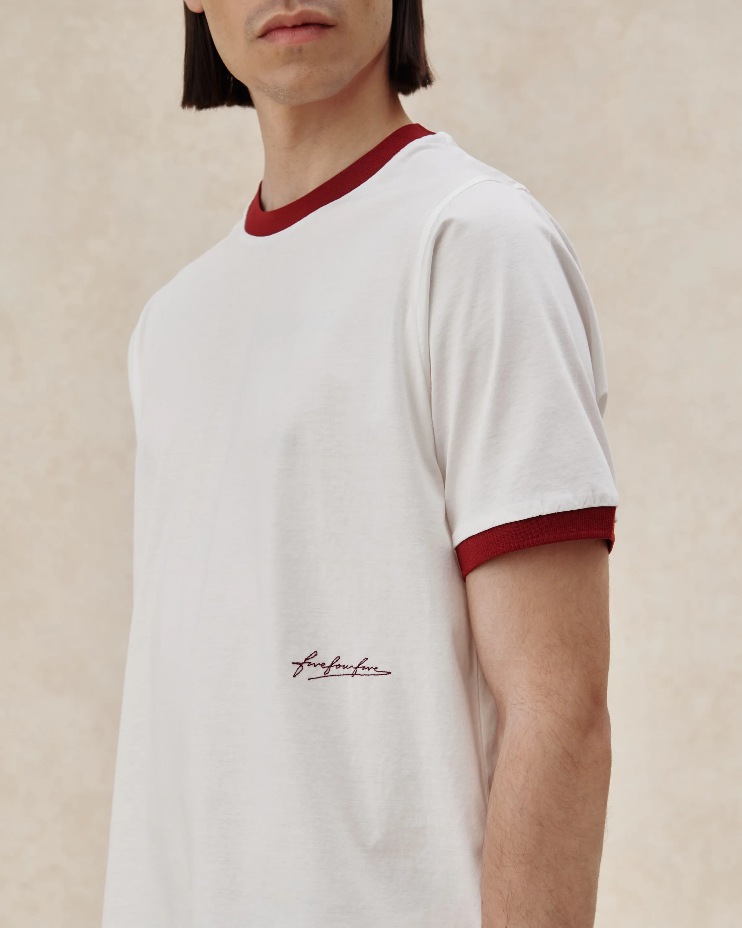 545 Ultralight Contrast Tee sold by Fivefourfive product image thumbnail 3
