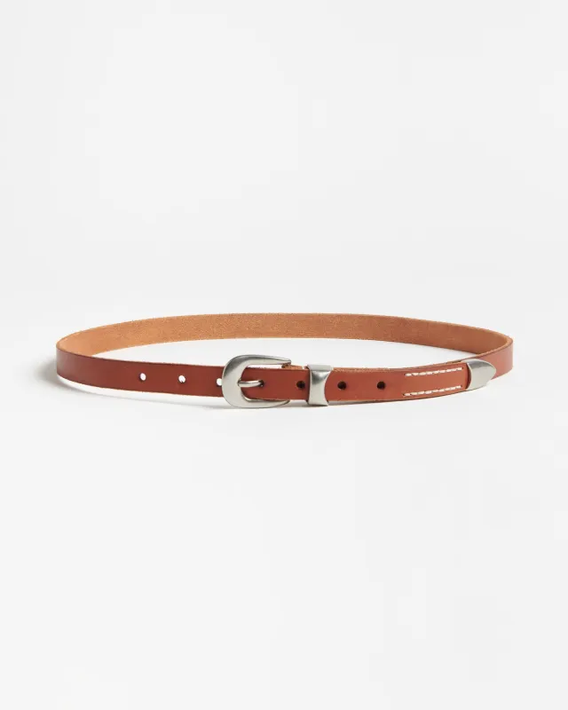 545 Thin Leather Belt made by Fivefourfive