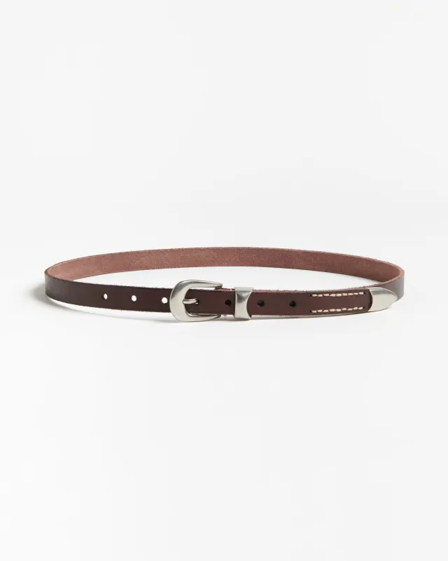 545 Thin Leather Belt made by Fivefourfive