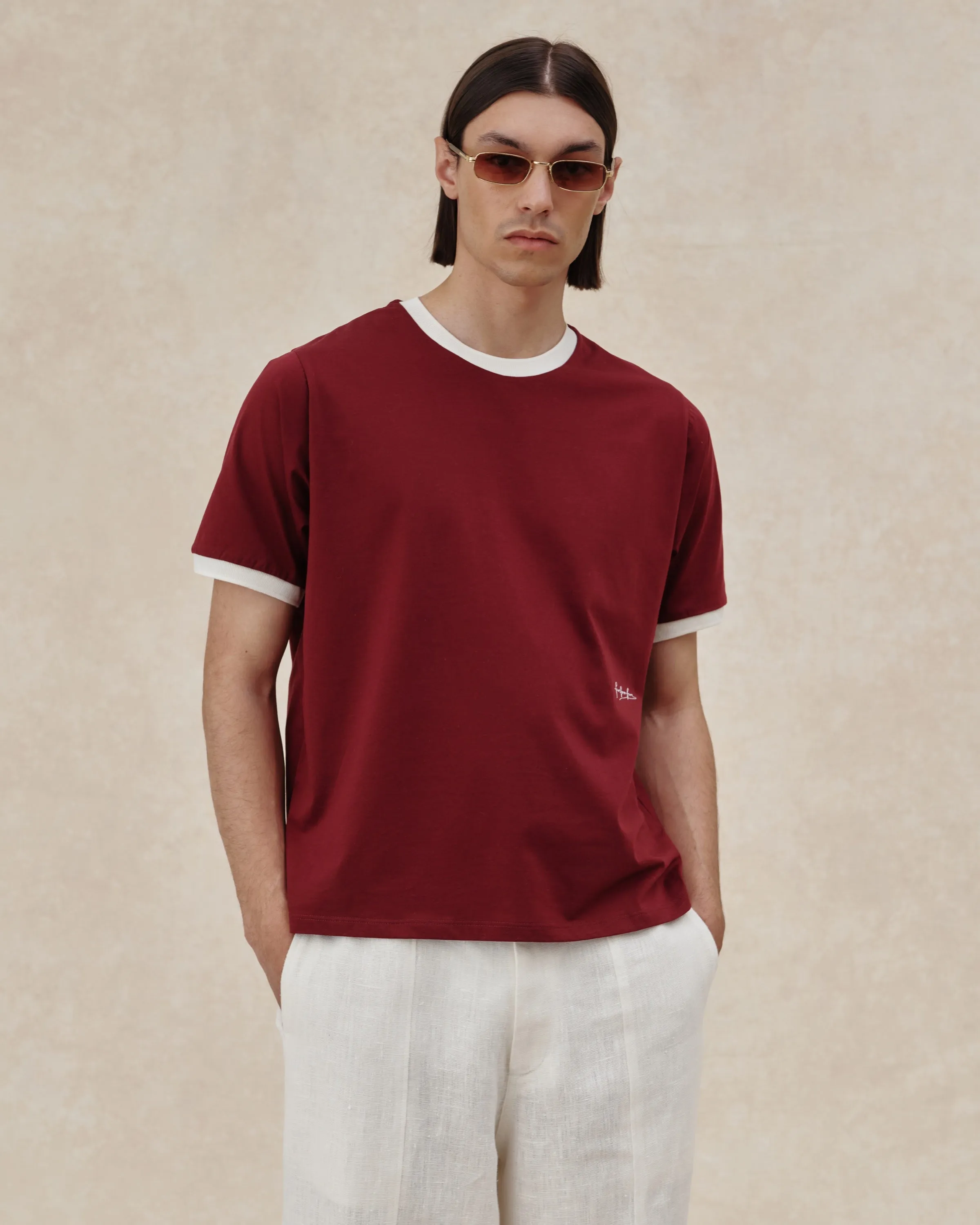 545 Ultralight Contrast Tee sold by Fivefourfive product image thumbnail 2
